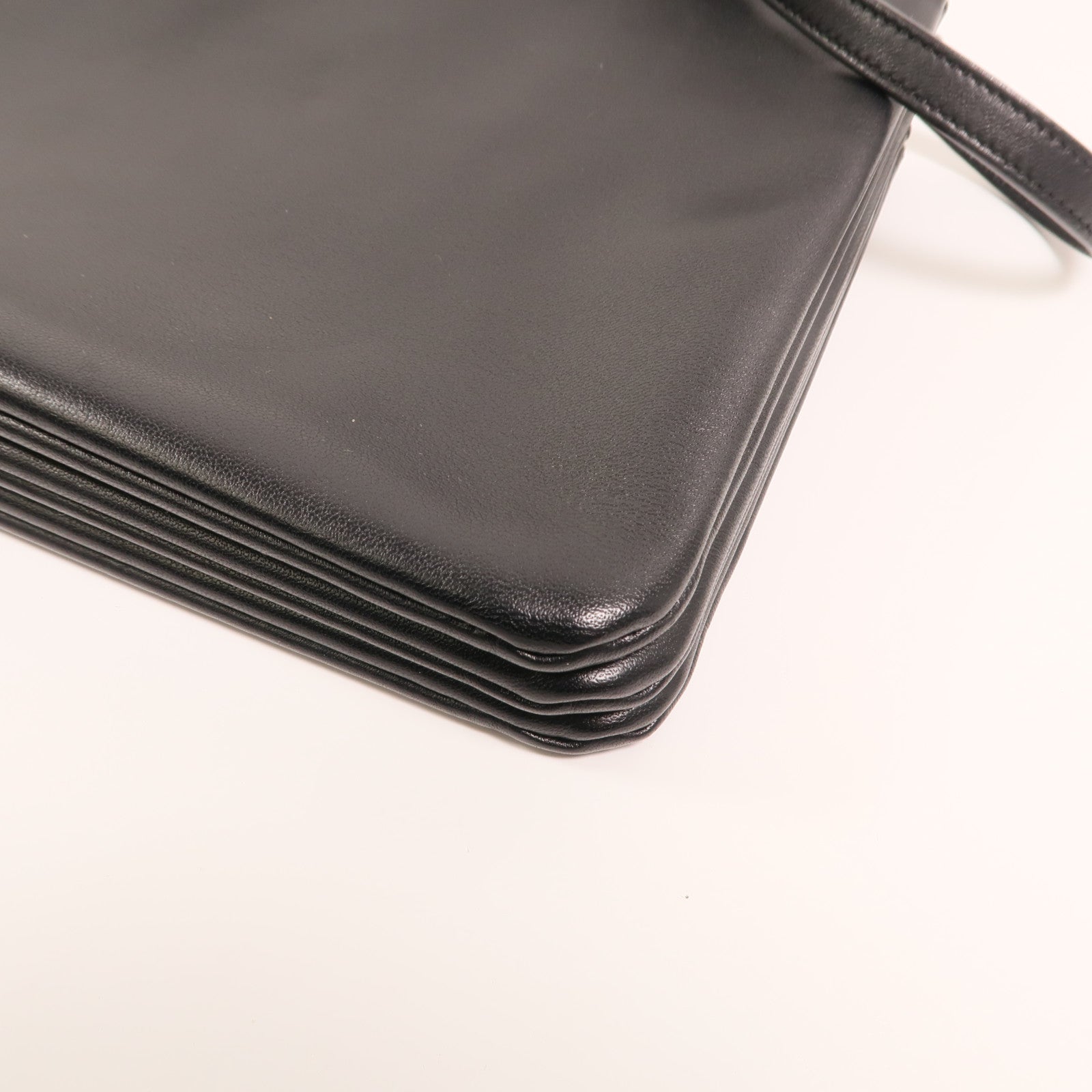 CELINE 牛皮皮革Trio金扣肩背袋