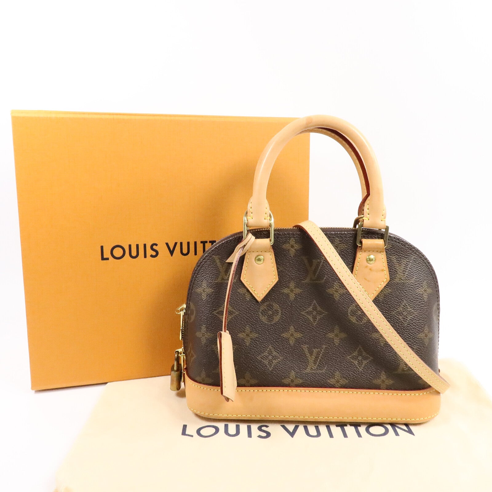 LOUIS VUITTON Monogram Alma BB手挽肩背兩用袋