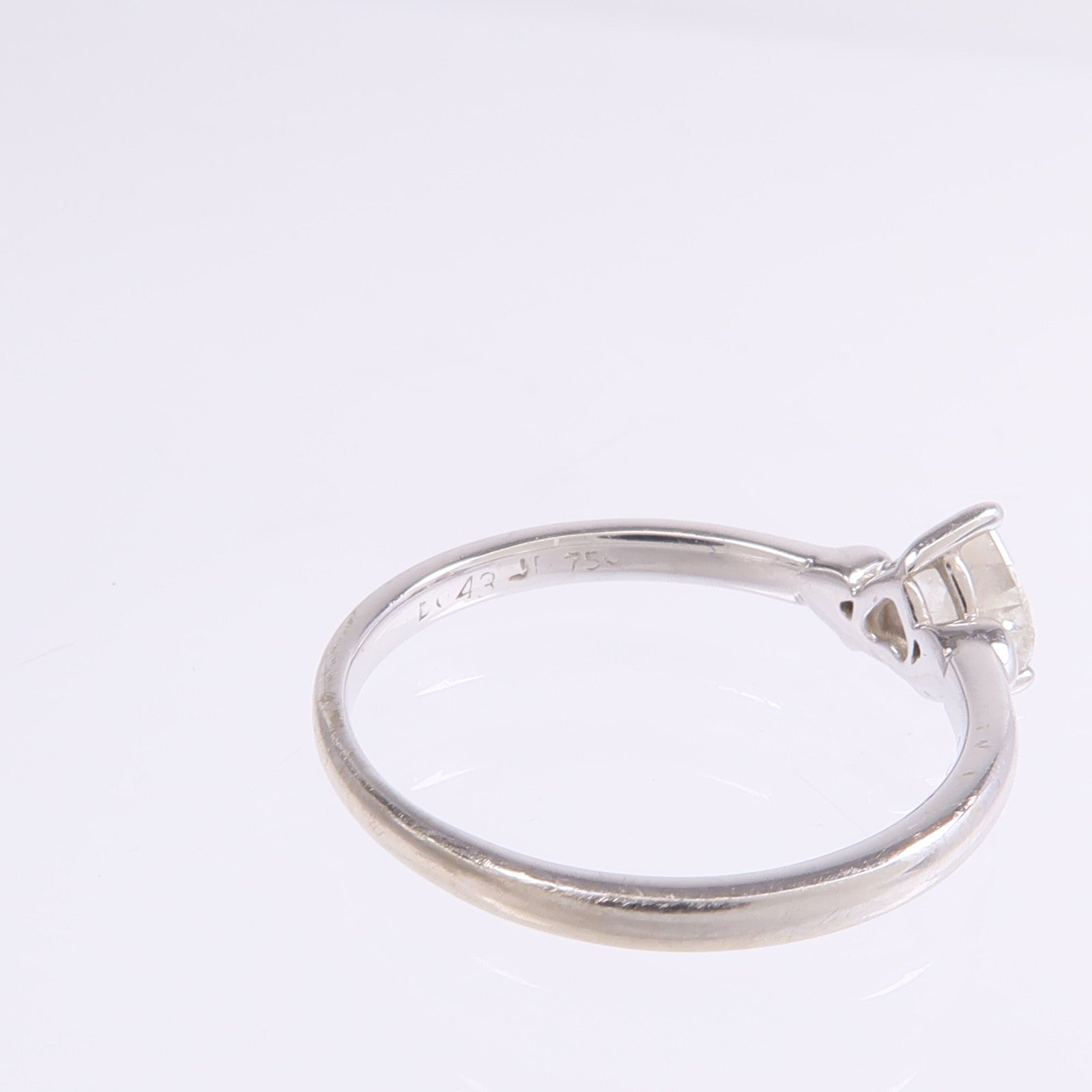JEWELRY 【激減優惠】18K白金Diamond Ring鑽石戒指US#6