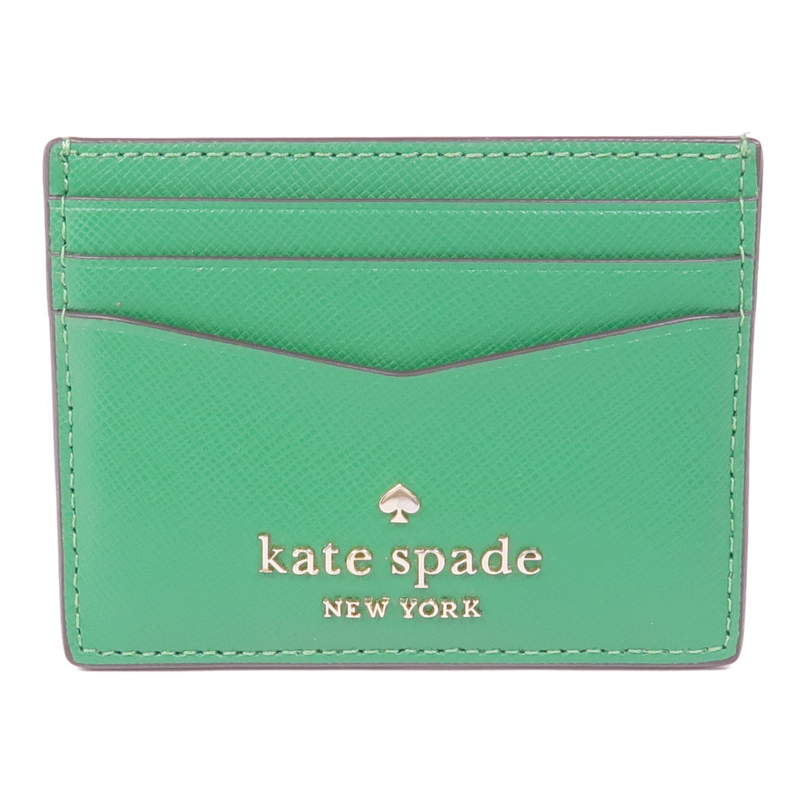 Kate Spade 皮革Card Case銀扣卡片套