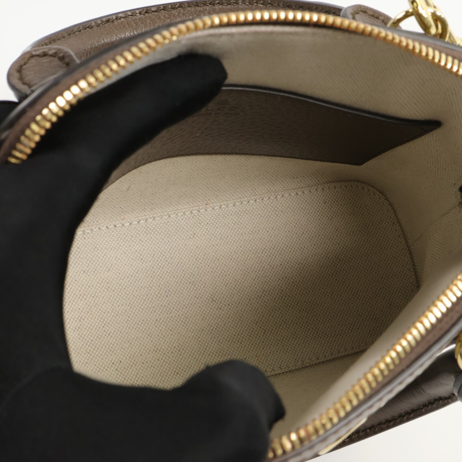 GUCCI 塗層帆布Ophidia GG Mini Top Handle手挽肩背兩用袋