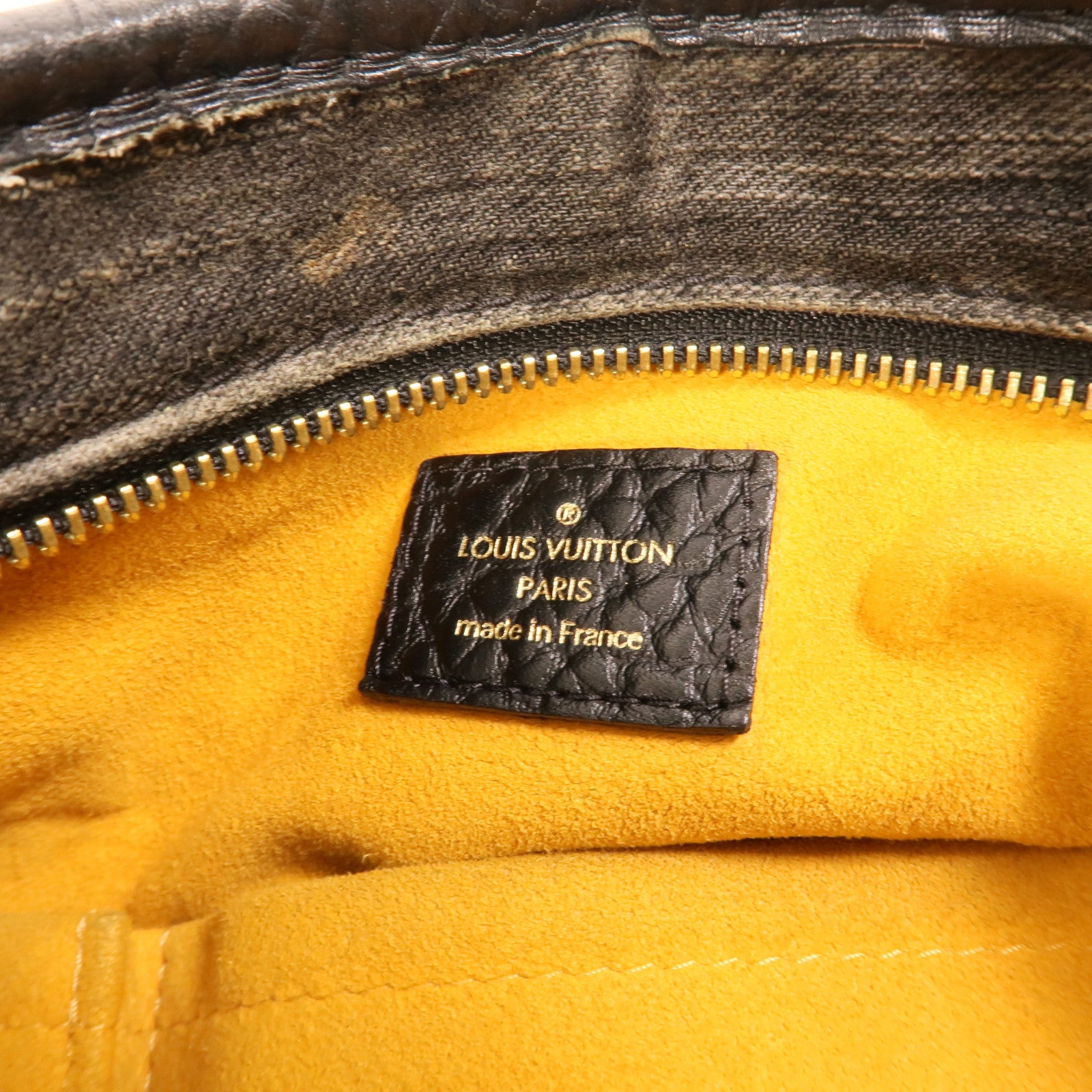 LOUIS VUITTON Monogram Denim Neo Cabby MM金扣手挽肩背兩用袋
