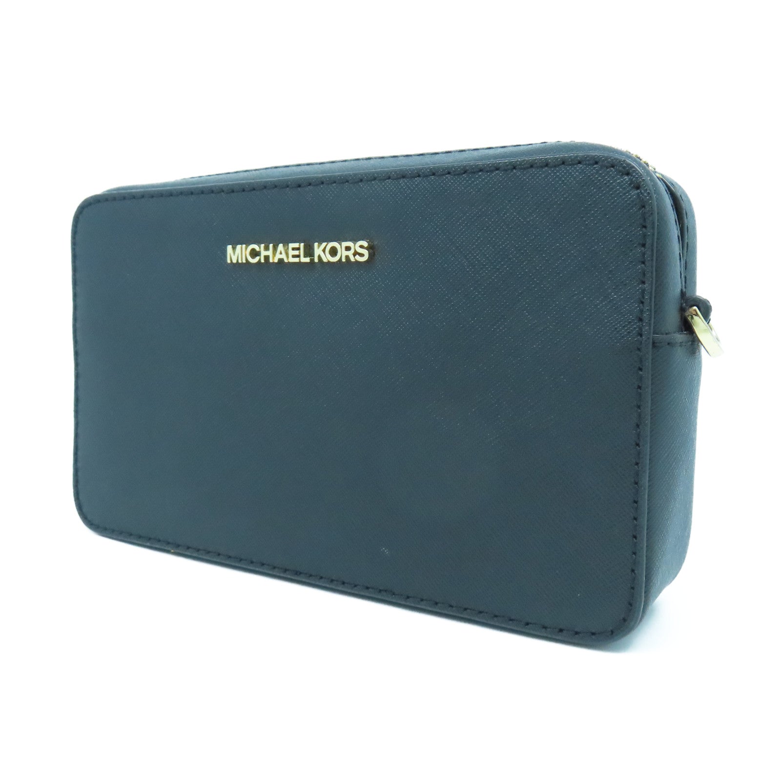 Michael Kors 【激減優惠】牛皮皮革WaistBagShoulderBag金扣腰包/肩背袋黑色