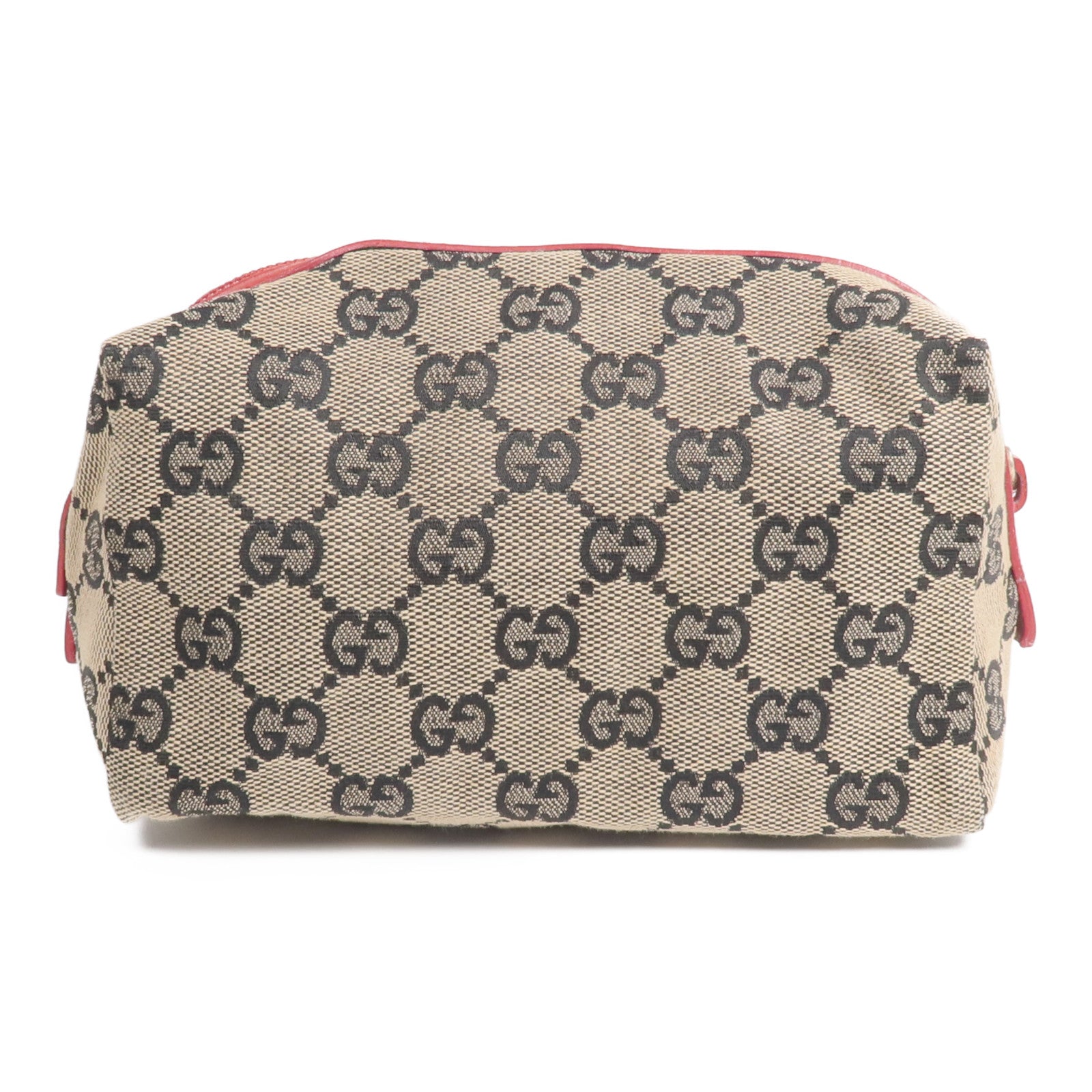 GUCCI 帆布Cosmetic Pouch金扣化妝袋