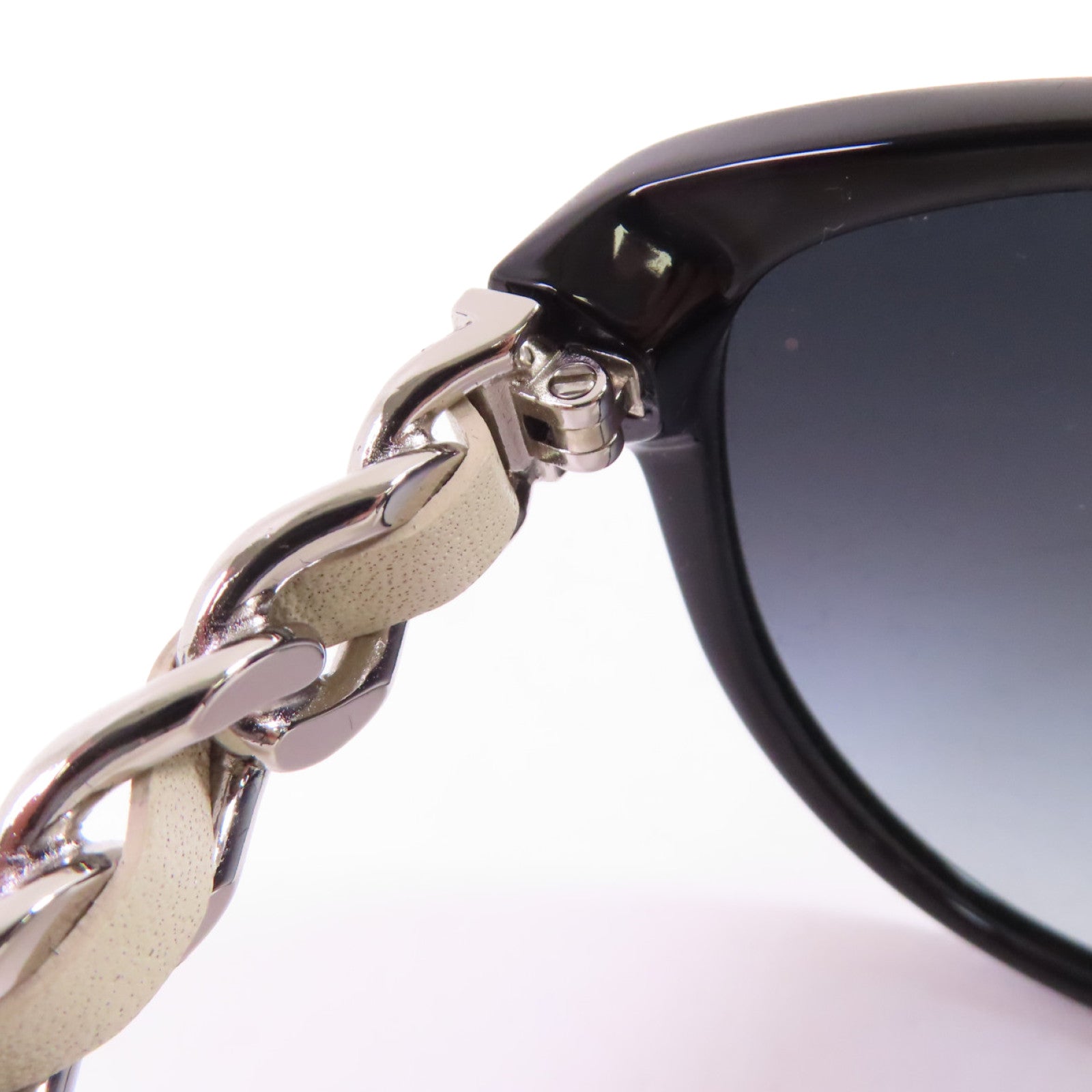 CHANEL PVC/金屬Sunglasses太陽眼鏡黑色