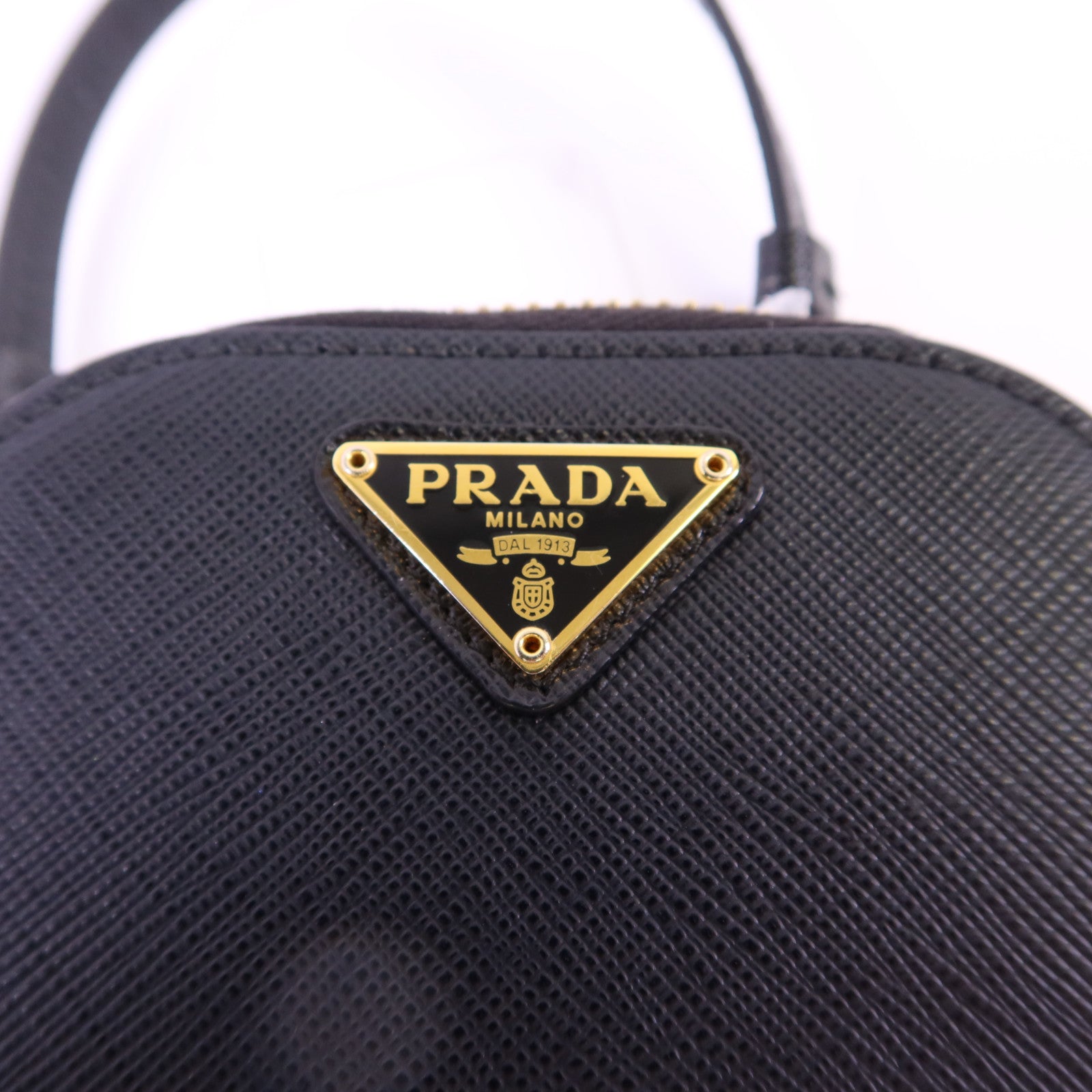 PRADA 牛皮皮革Saffiano Phone Case金扣手挽袋