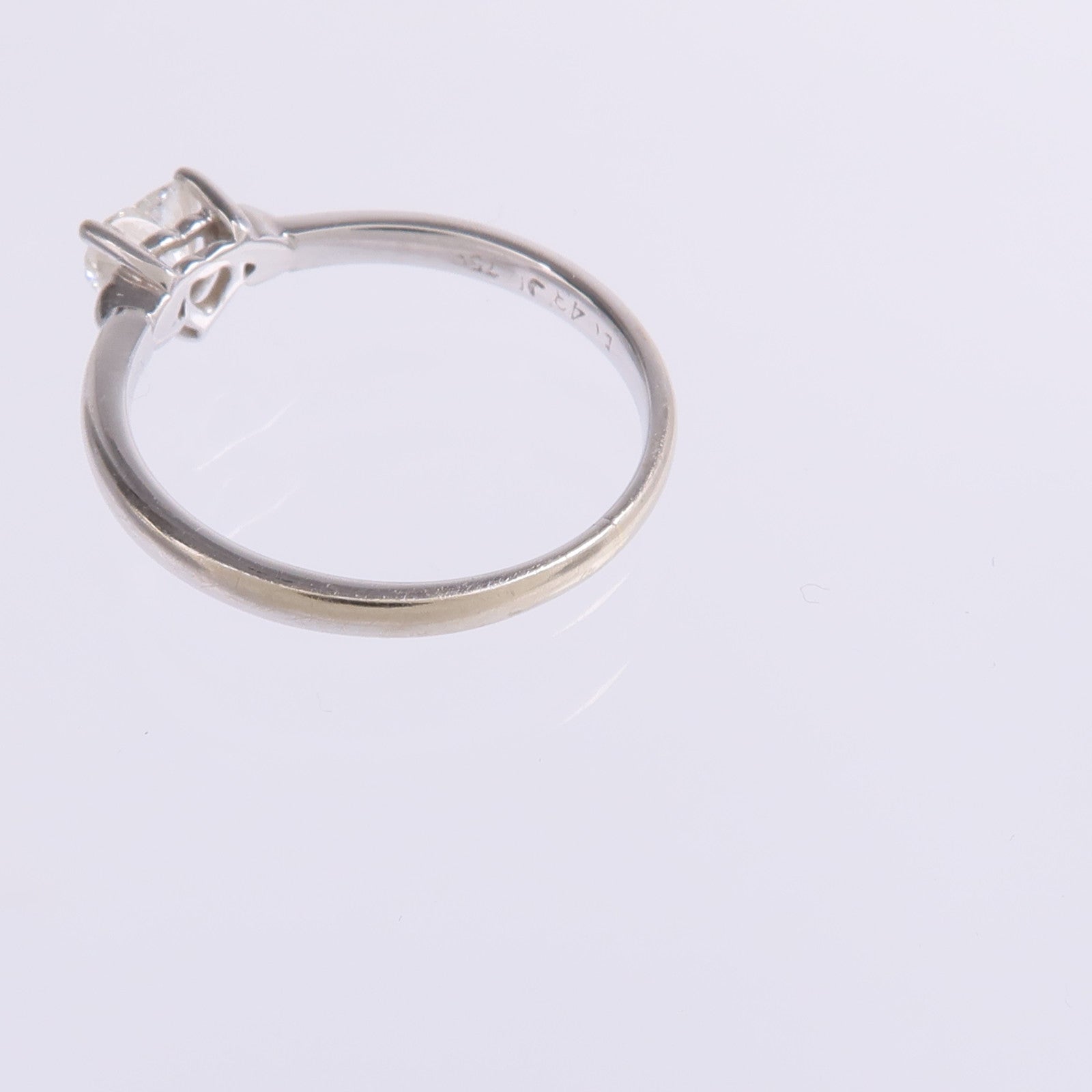 JEWELRY 【激減優惠】18K白金Diamond Ring鑽石戒指US#6
