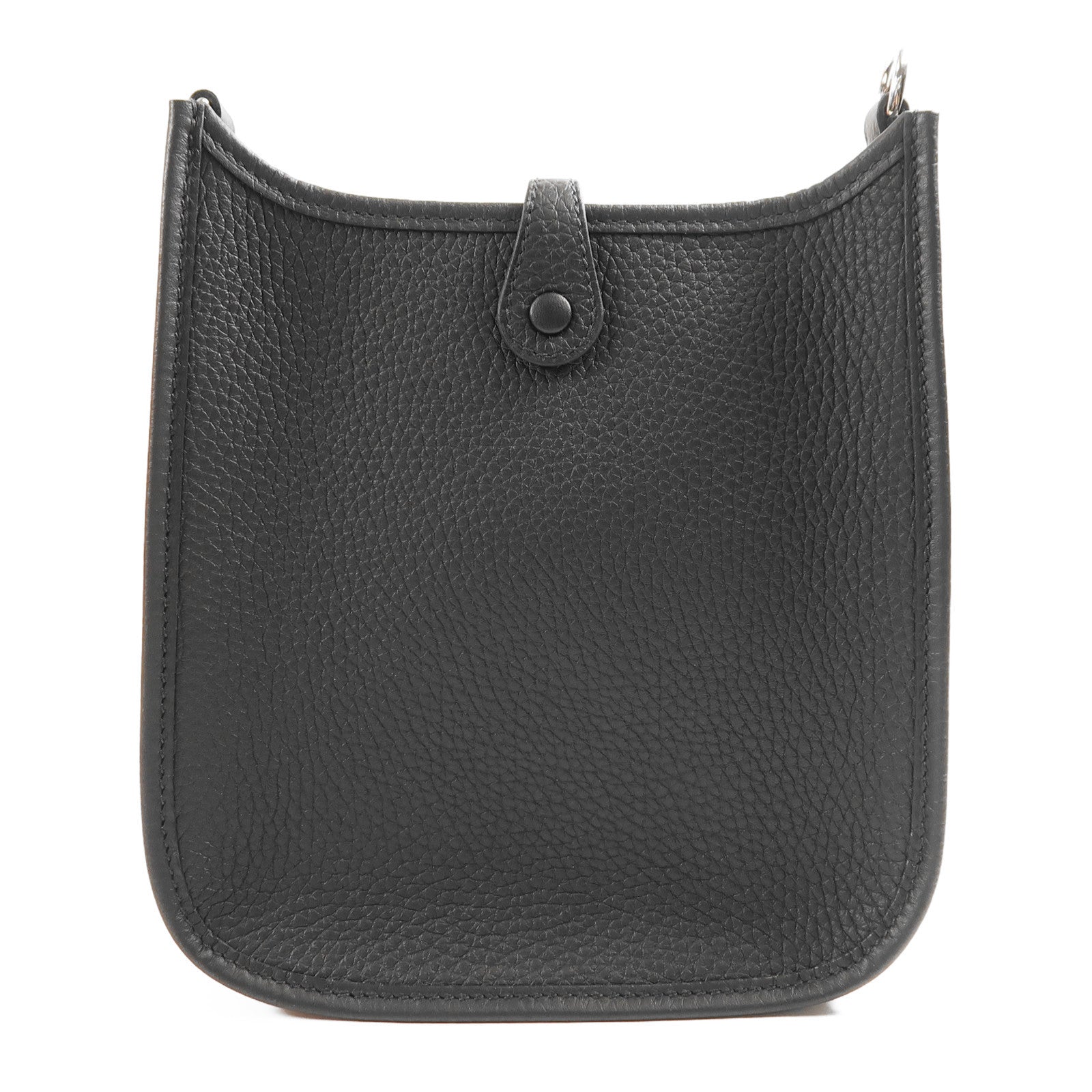 HERMES Clemence皮革Evelyne TPM銀扣肩背袋