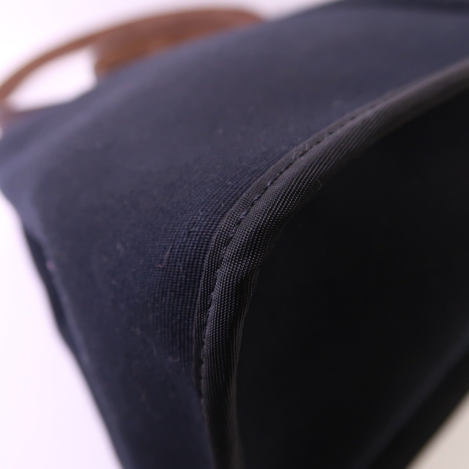 HERMES 帆布Cabag銀扣手挽肩背兩用袋