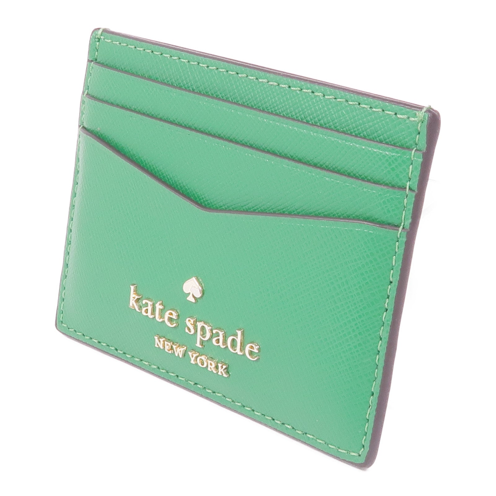 Kate Spade 皮革Card Case銀扣卡片套