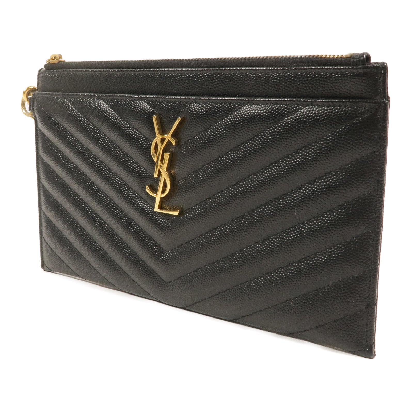 YVES SAINT LAURENT 牛皮皮革Cassandre Matelasse Pouch手拿包