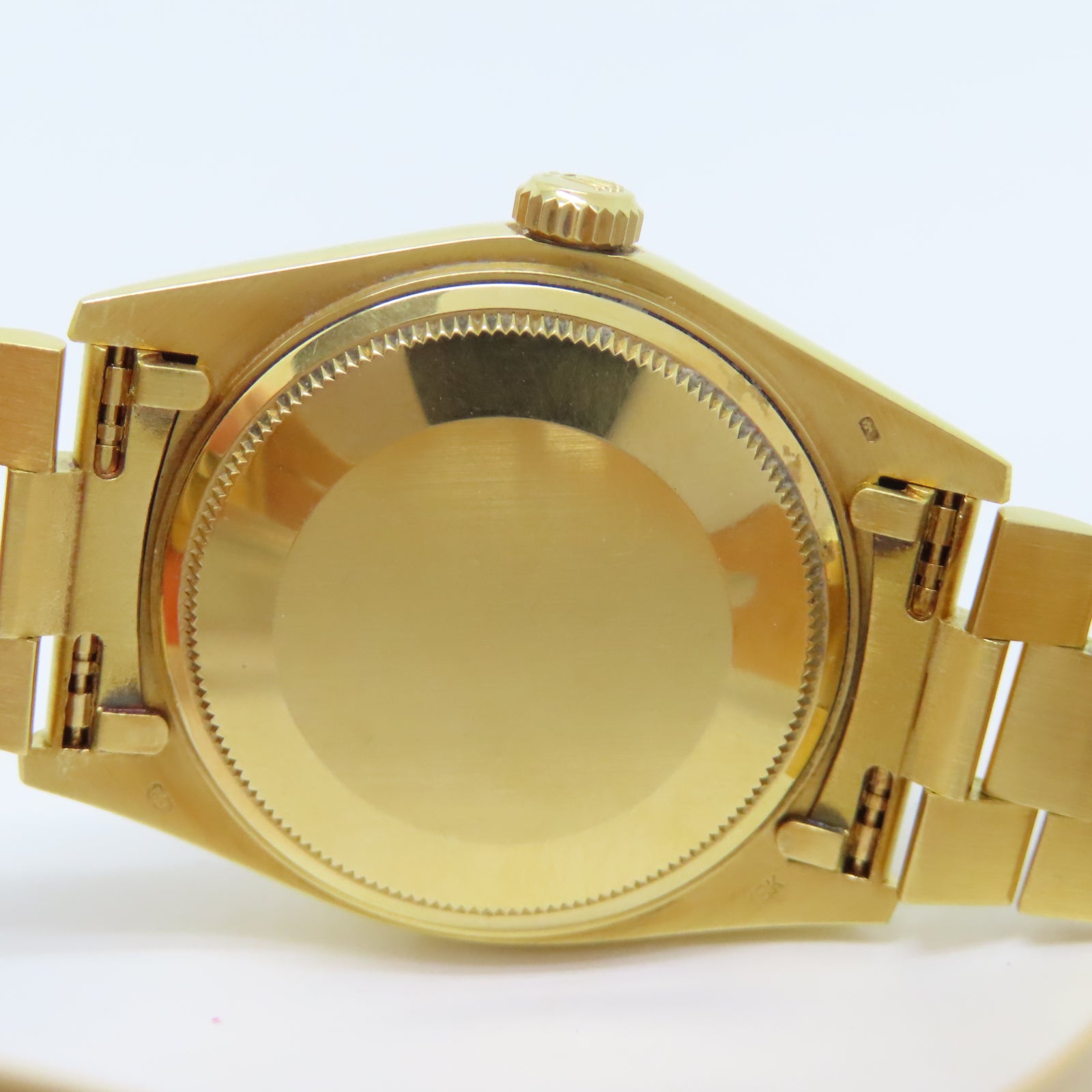 ROLEX Day-Date 36 18K黃金/鑽石自動機芯手錶金色
