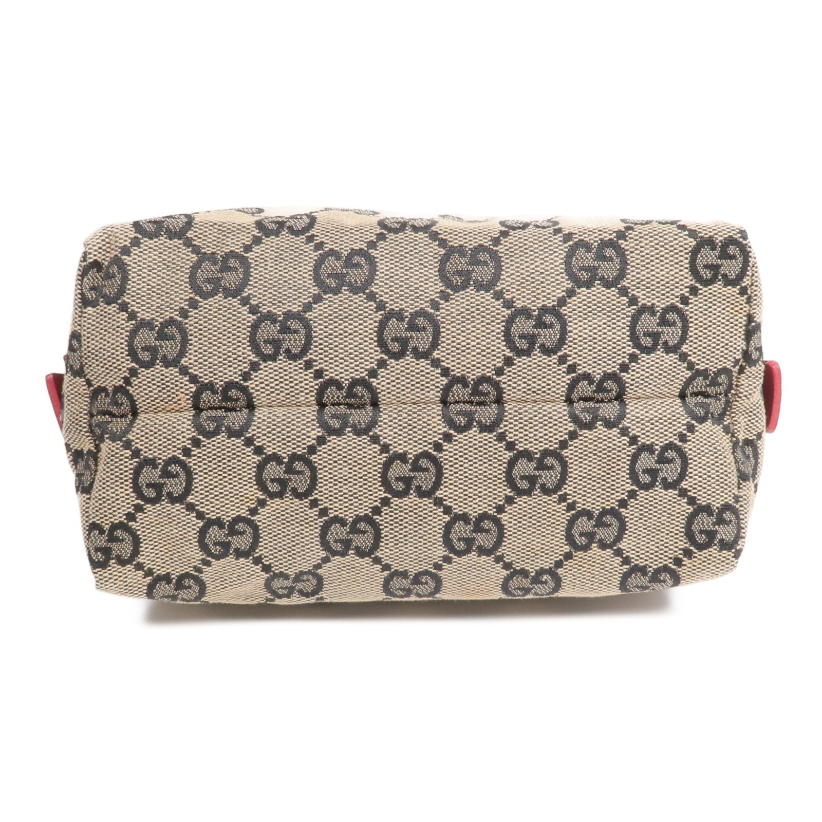 GUCCI 帆布Cosmetic Pouch金扣化妝袋