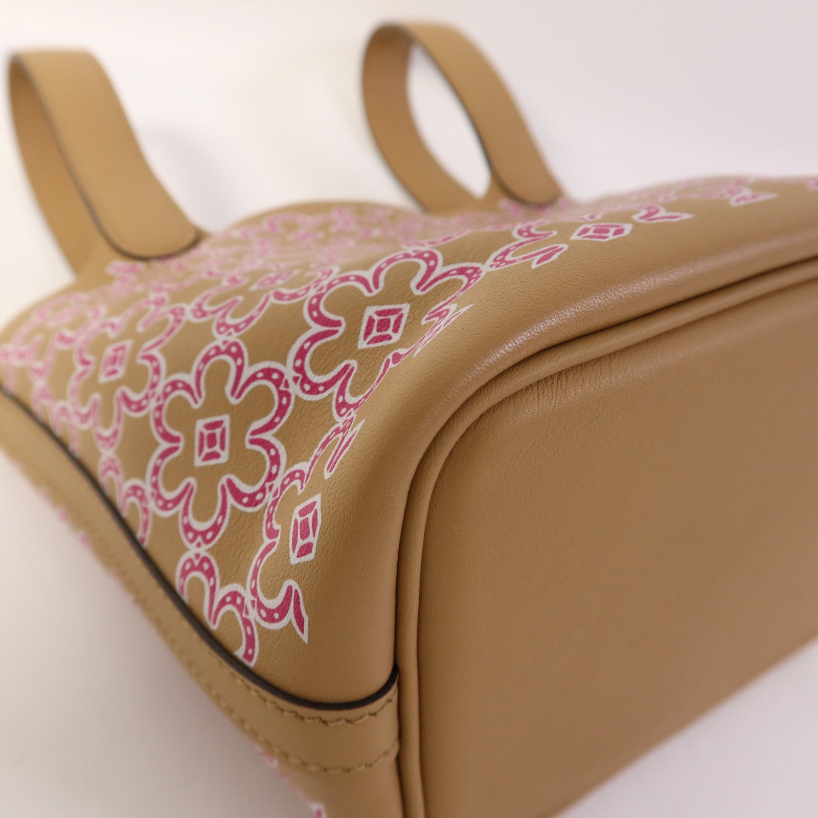 HERMES Swift皮革Picotin Lucky Daisy銀扣手挽袋Chai