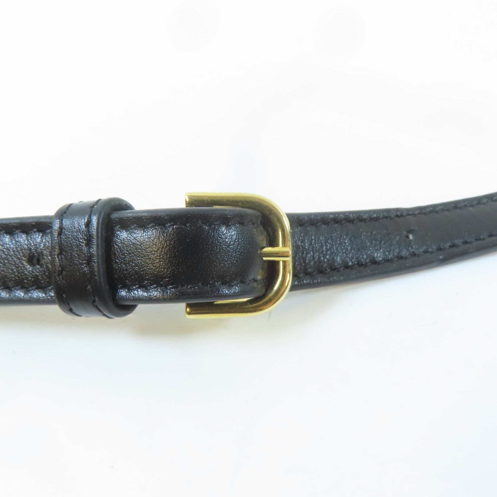 CELINE 牛皮皮革C Charm Bag金扣肩背袋黑色