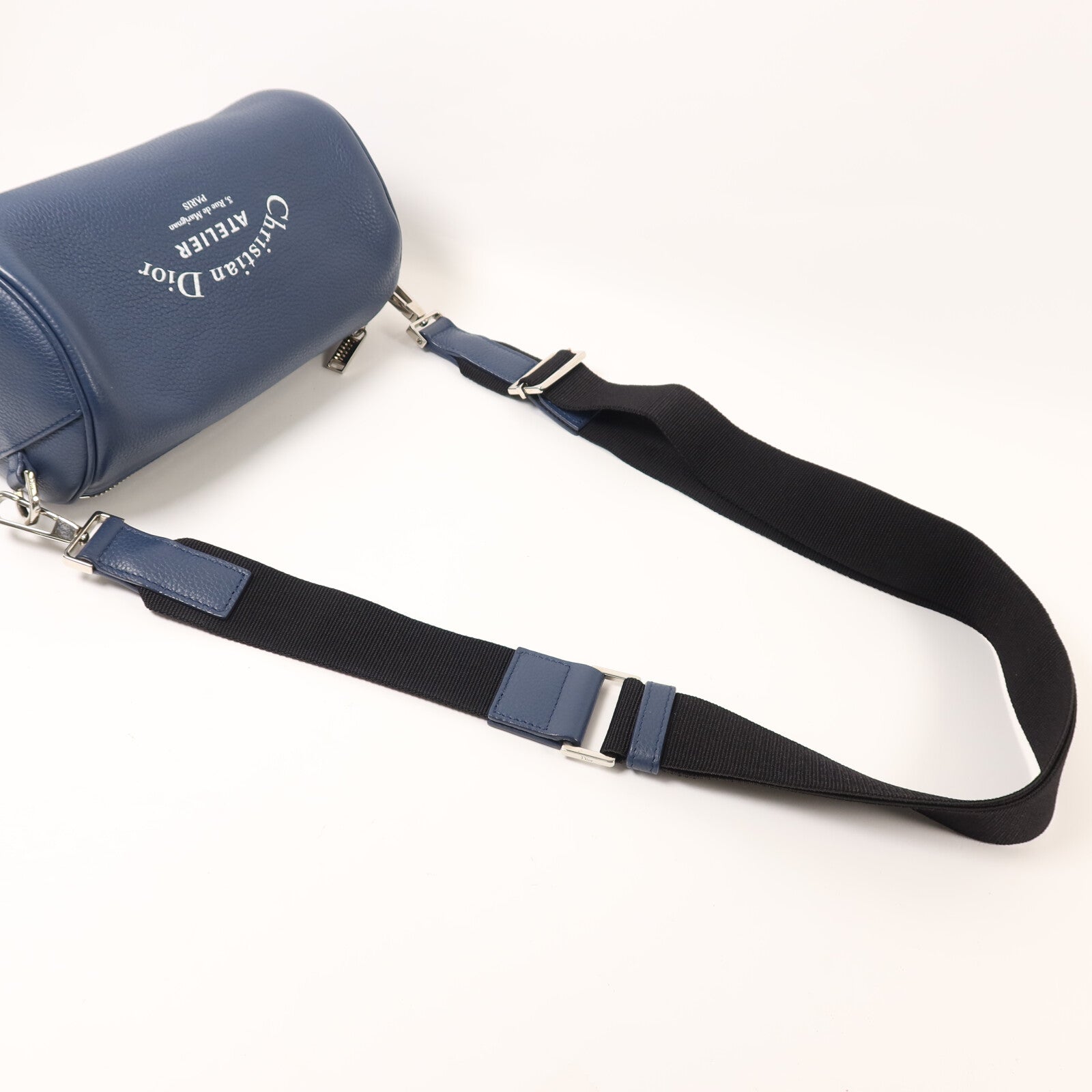 Dior 牛皮皮革Shoulder Bag銀扣肩背袋