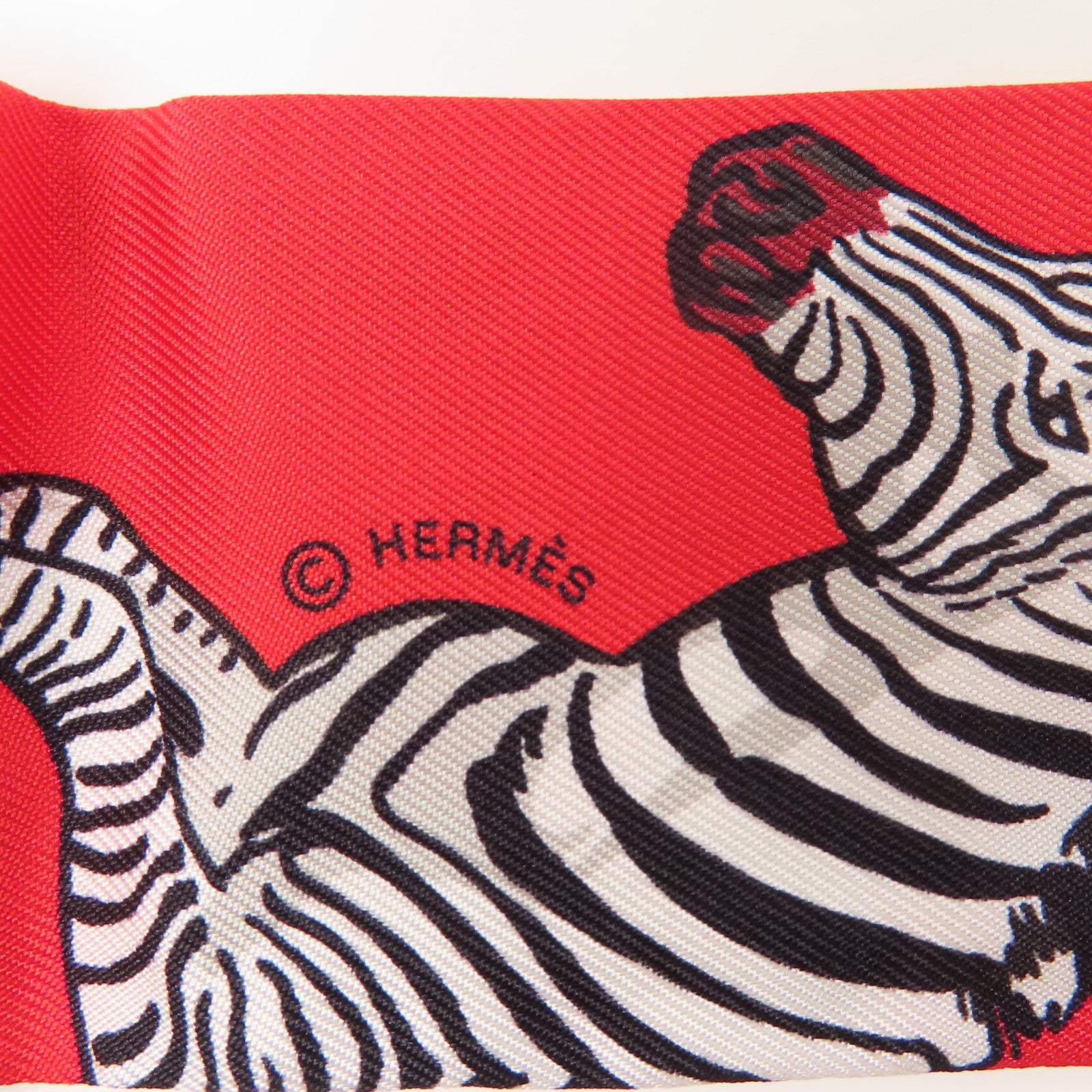 HERMES 絲質Twilly絲巾