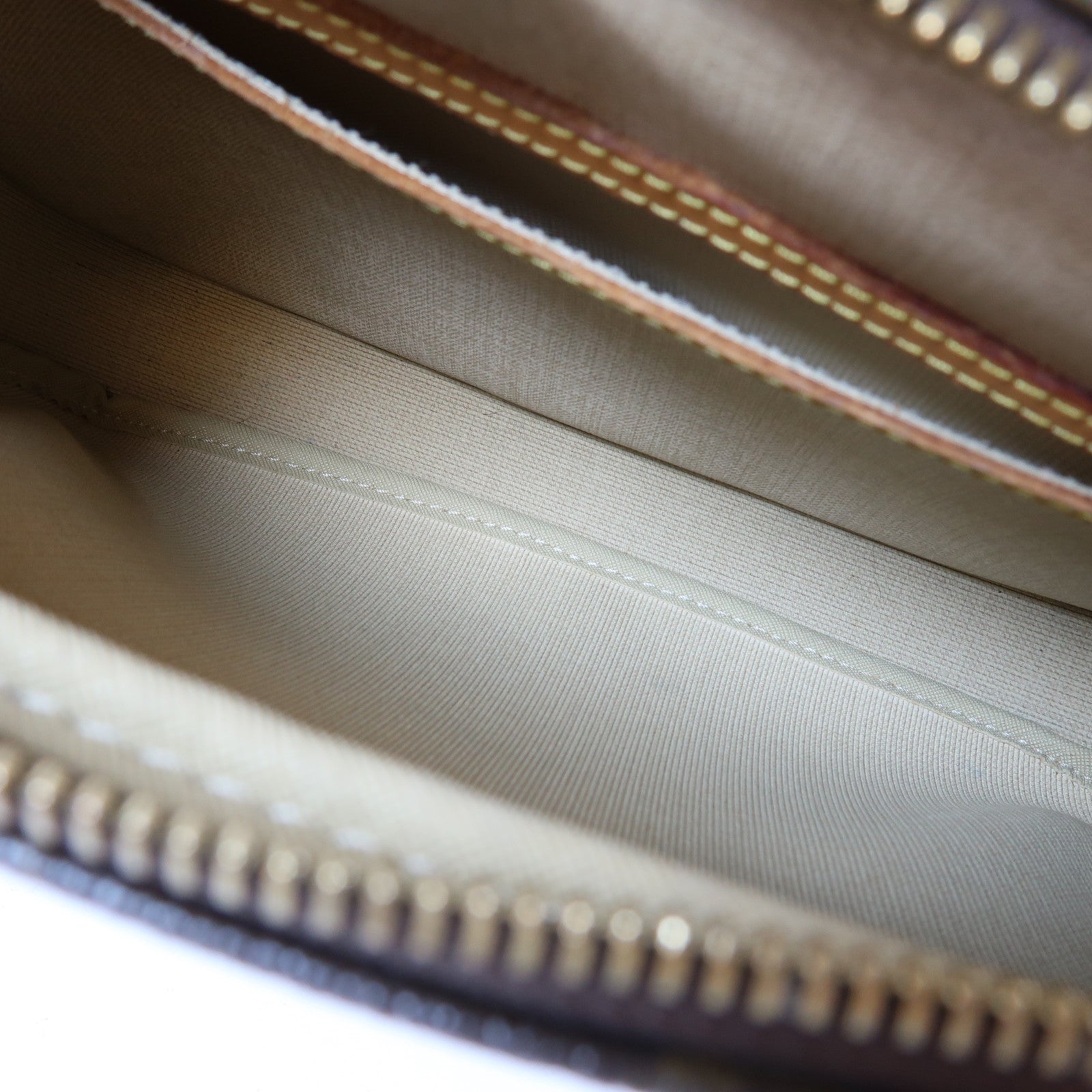 LOUIS VUITTON Monogram Reporter PM金扣肩背袋啡色