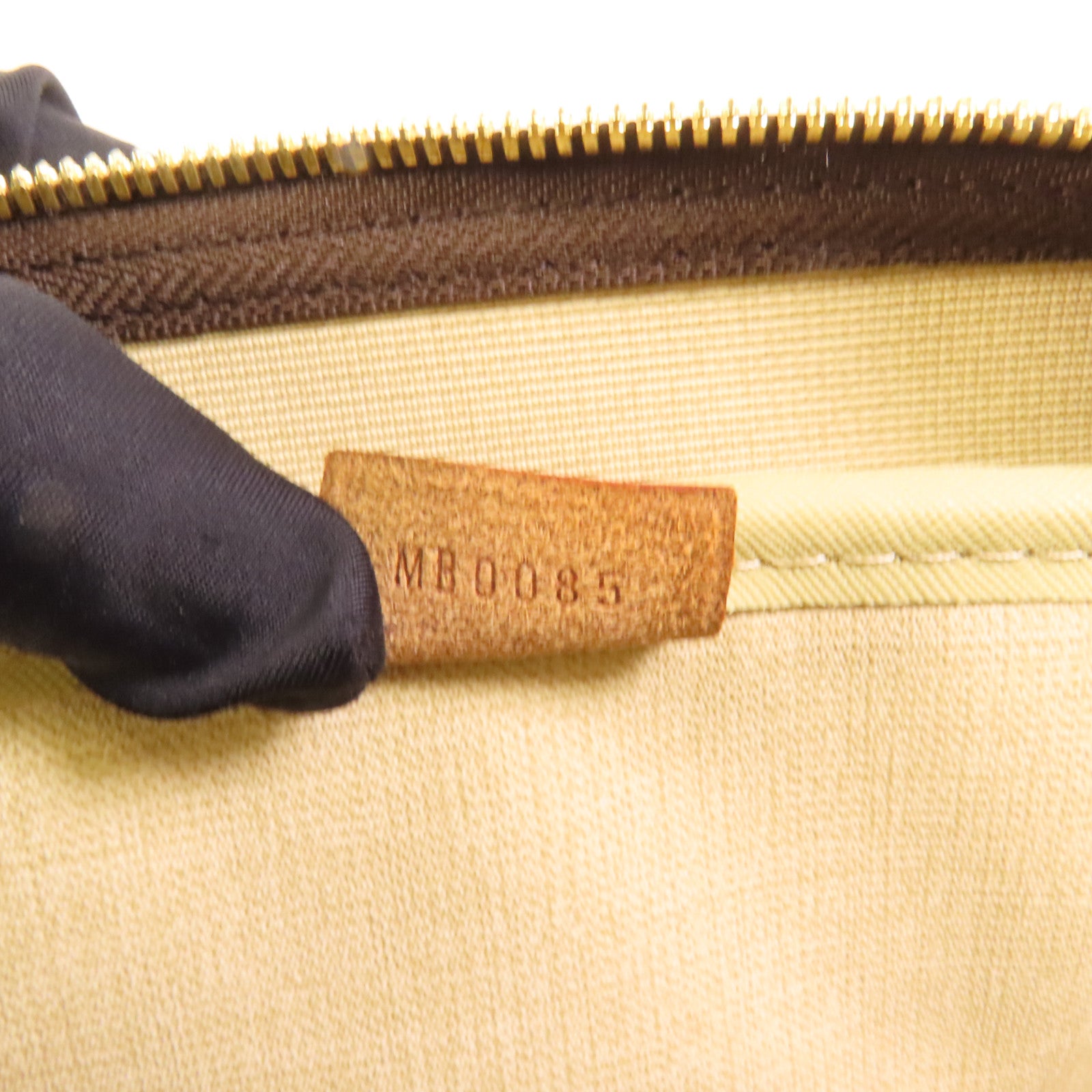 LOUIS VUITTON Monogram Deauville GM金扣手挽袋