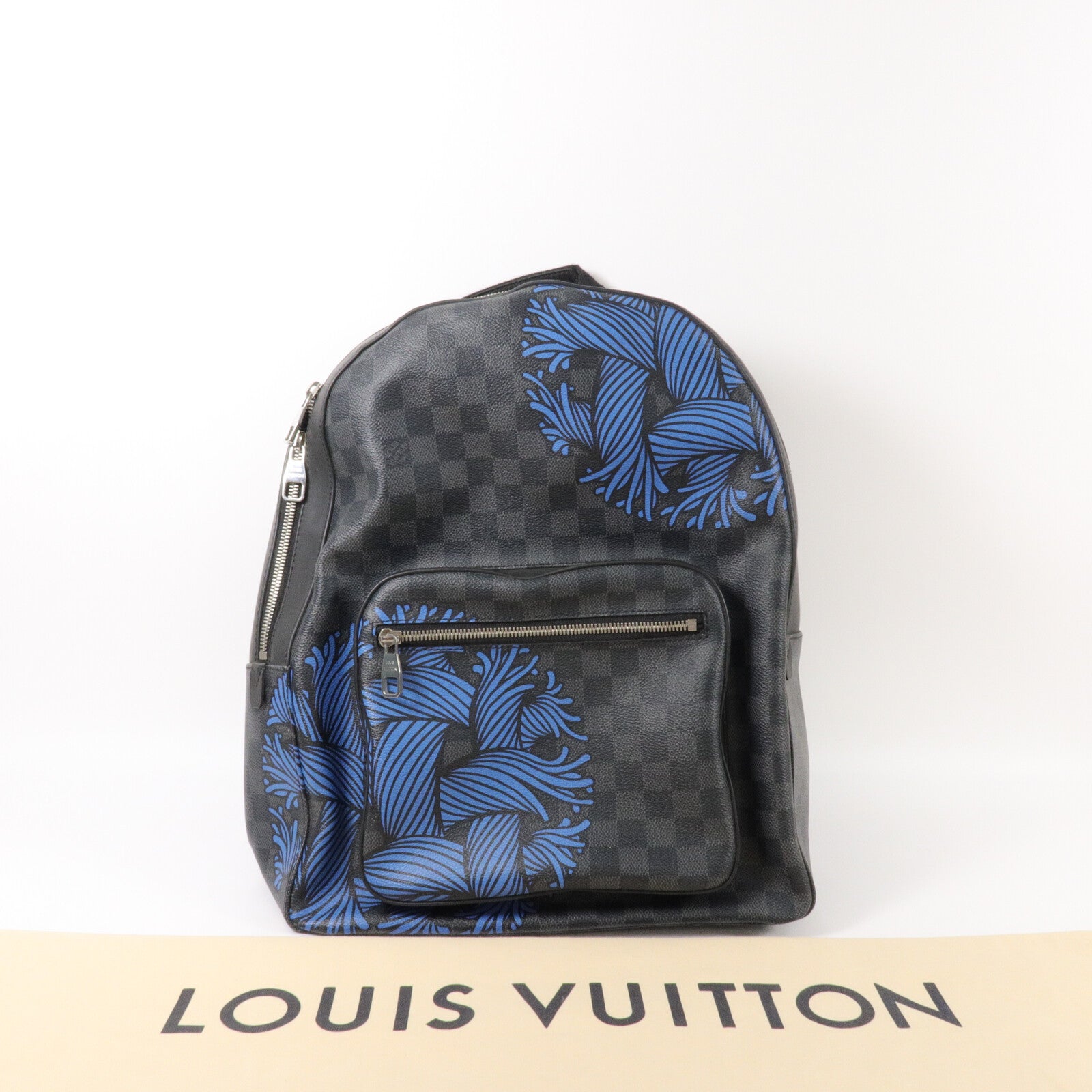 LOUIS VUITTON Damier Graphite Josh x Christopher Nemeth Backpack背包