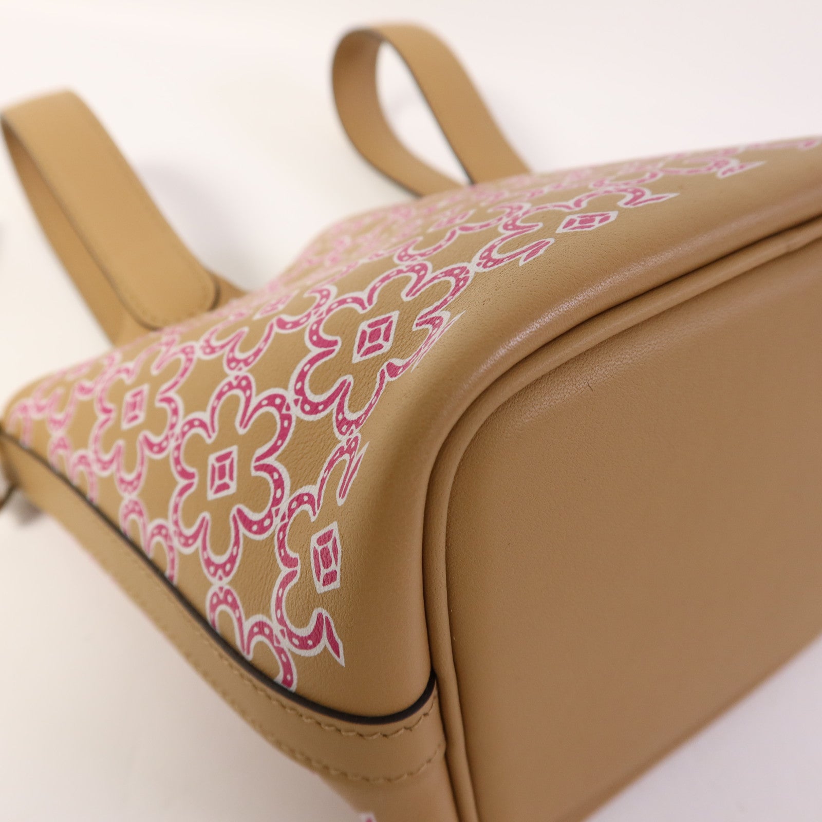 HERMES Swift皮革Picotin Lucky Daisy銀扣手挽袋Chai