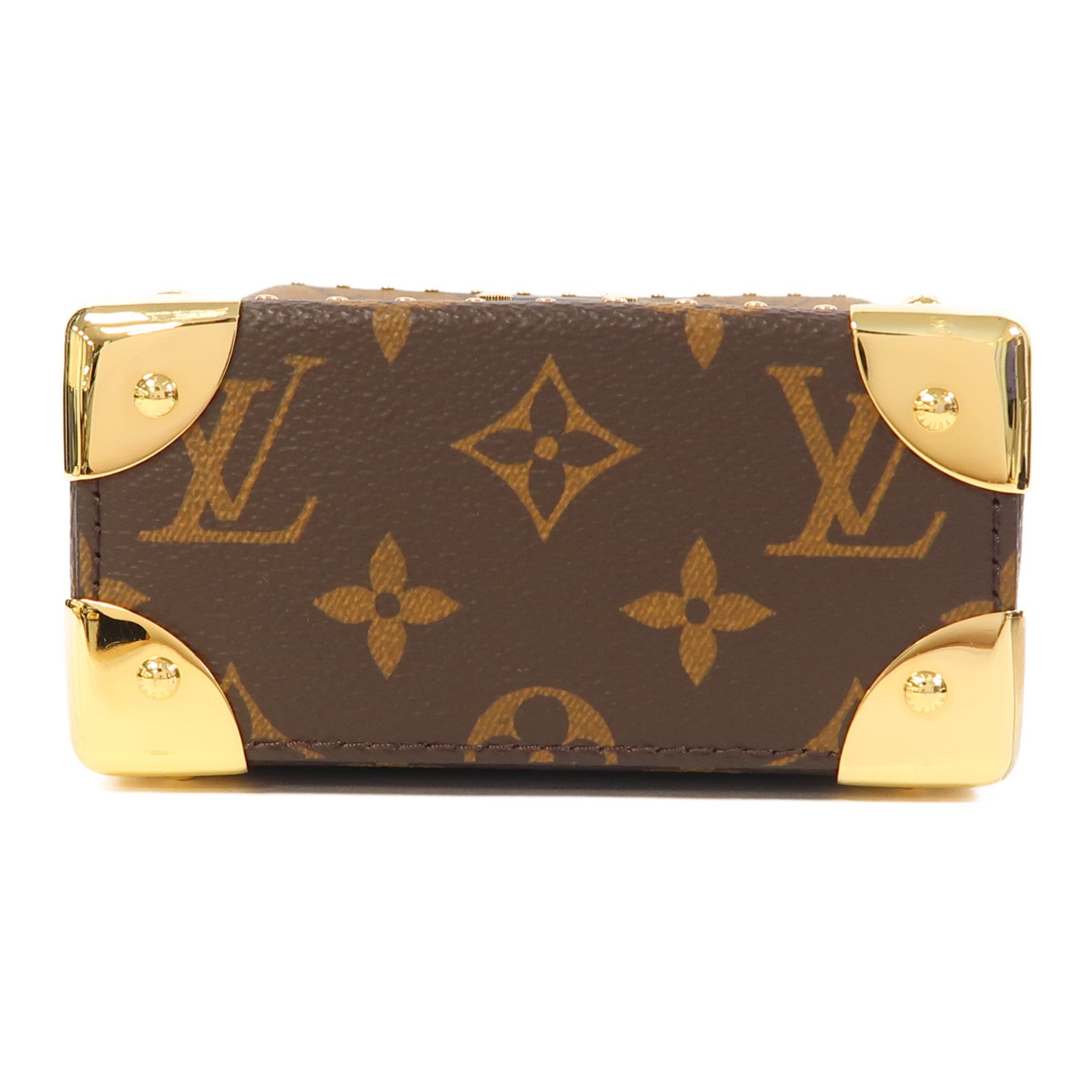 LOUIS VUITTON 【激減優惠】Monogram Reverse Camera Box金扣手挽肩背兩用袋啡色