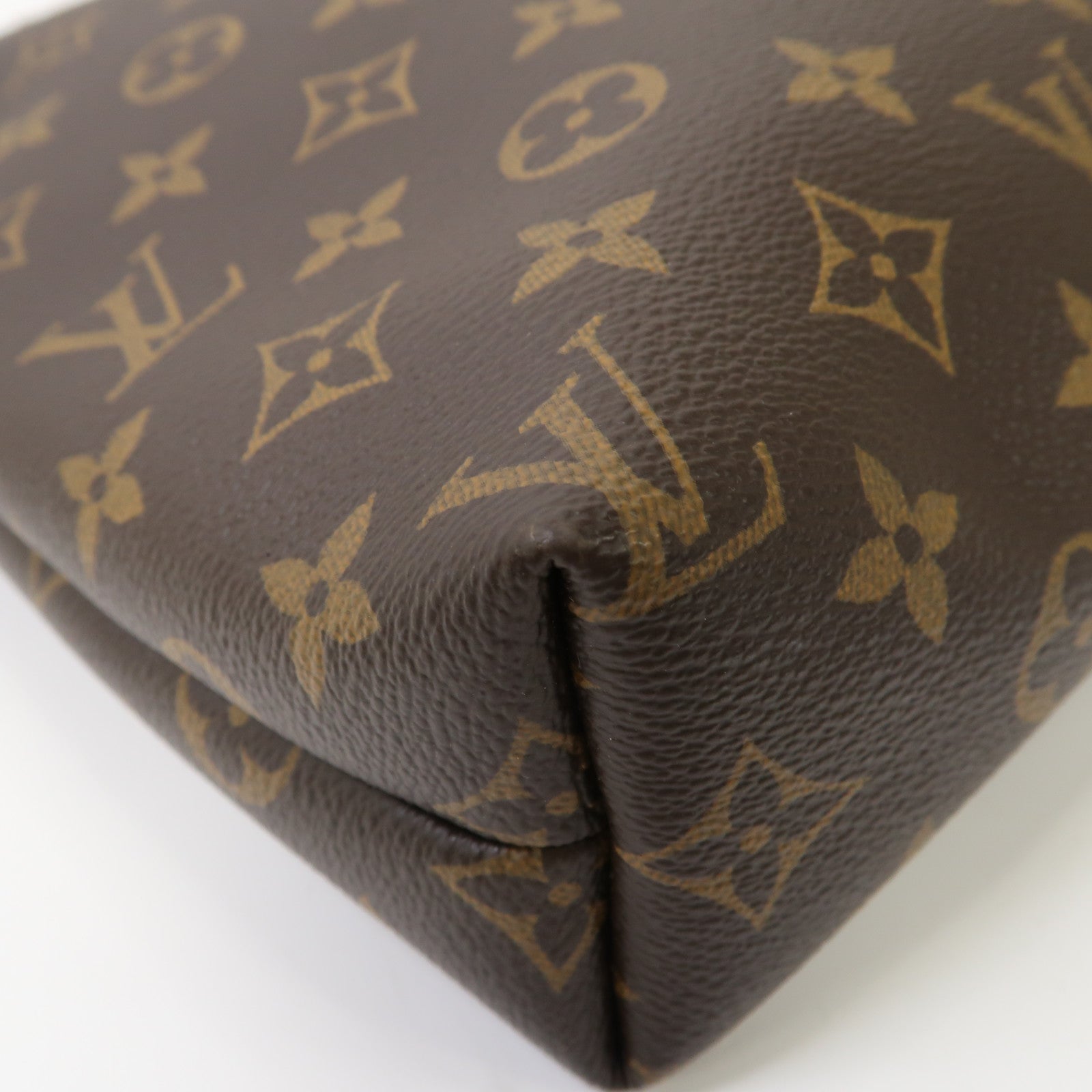 LOUIS VUITTON 【激減優惠】Monogram Lockit Chain金扣手挽袋啡色