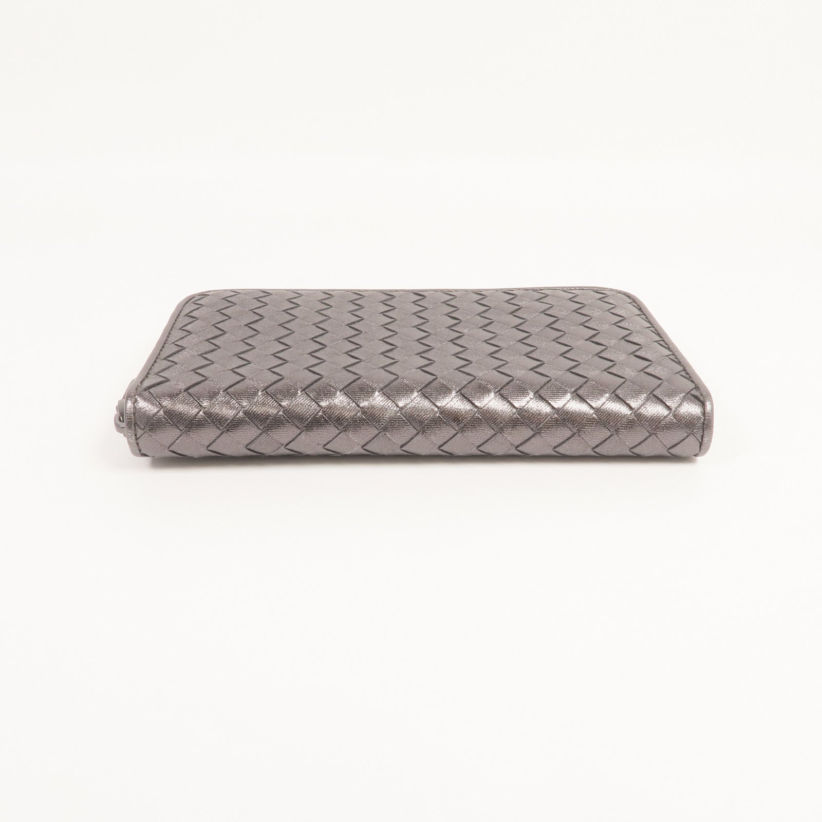 BOTTEGA VENETA 織紋皮革Zipped Long Wallet長錢包