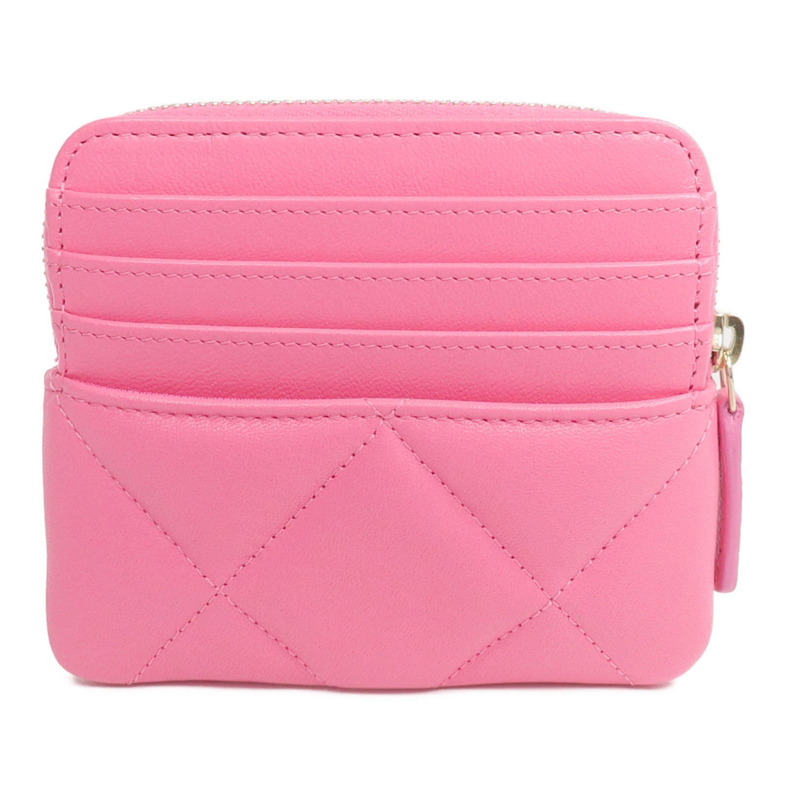CHANEL 羊皮皮革Card Case金扣卡片套