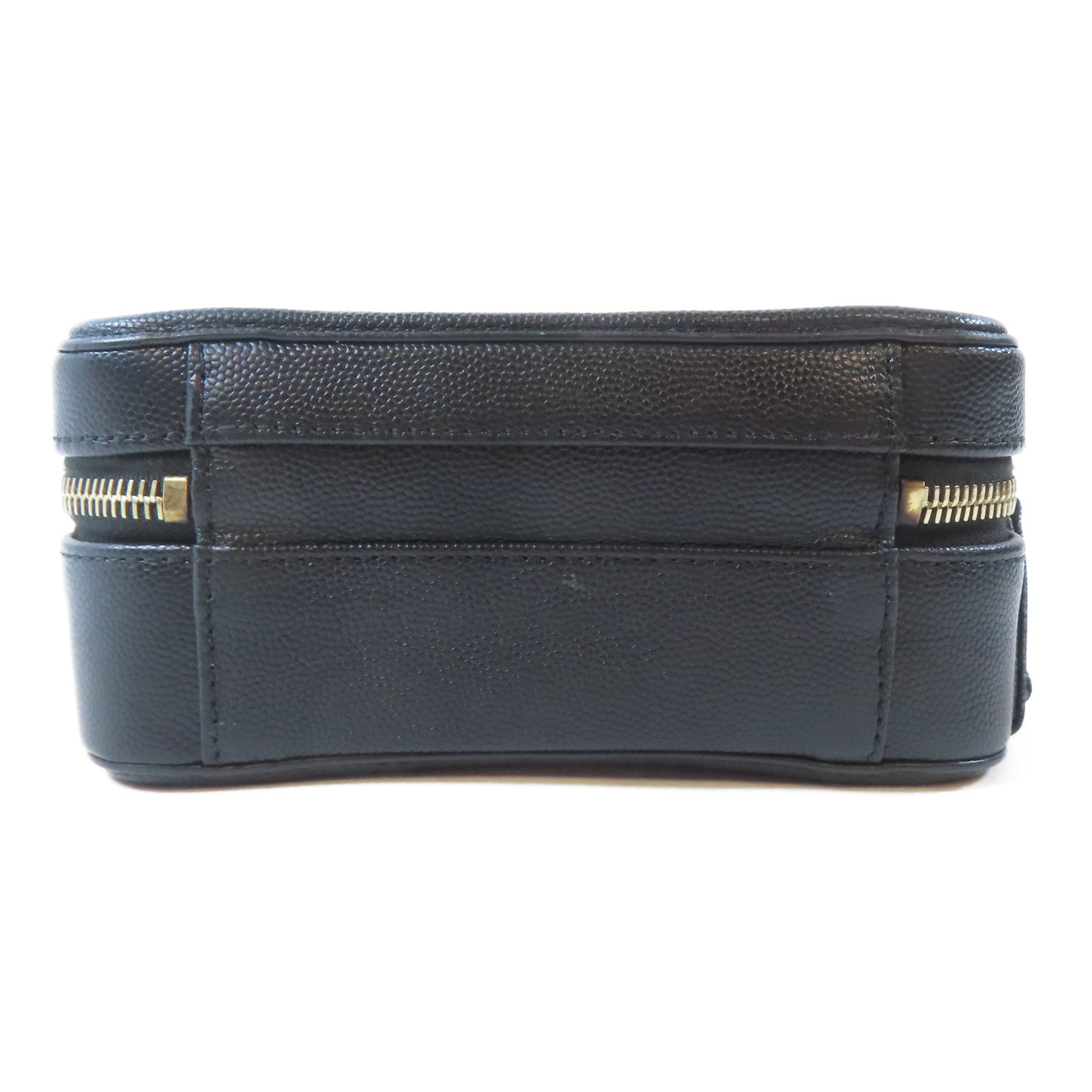 CHANEL (PRICE DOWN) Quilted CC GHW Vanity Case 2 Way Shoulder Handbag Calfskin Leather Black