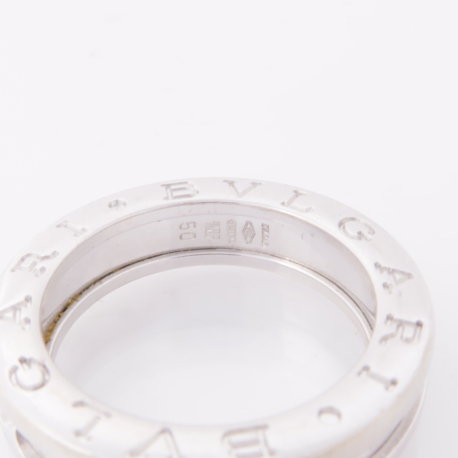 BVLGARI 18K白金B-zero1 Ring戒指BLV#50/US#5.25