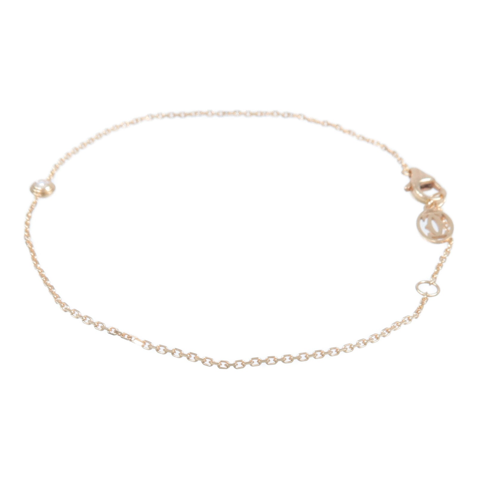 CARTIER 18K玫瑰金D Amour Diamond Bracelet Mini鑽石手鏈