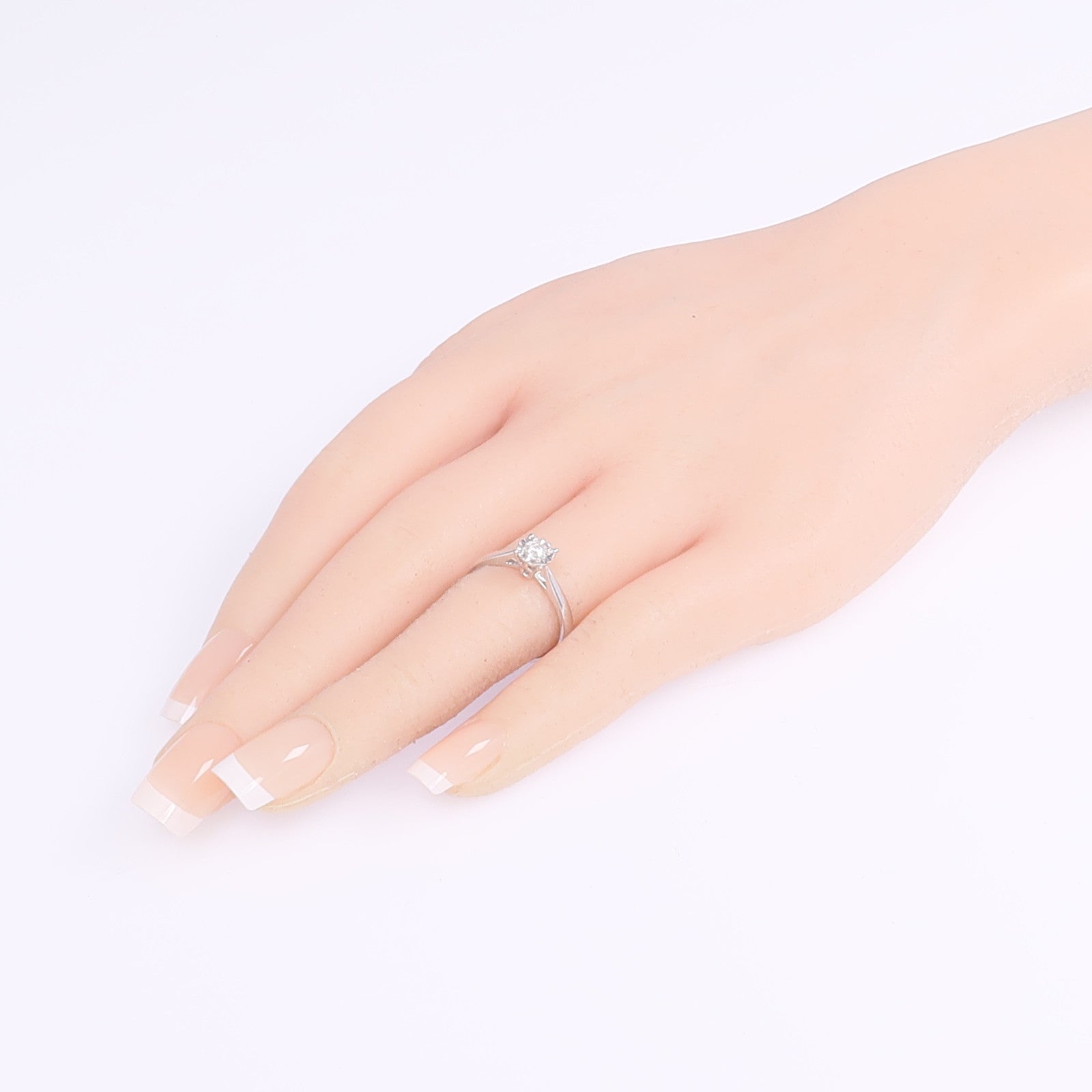 JEWELRY 18K白金Diamond Ring鑽石戒指US#6