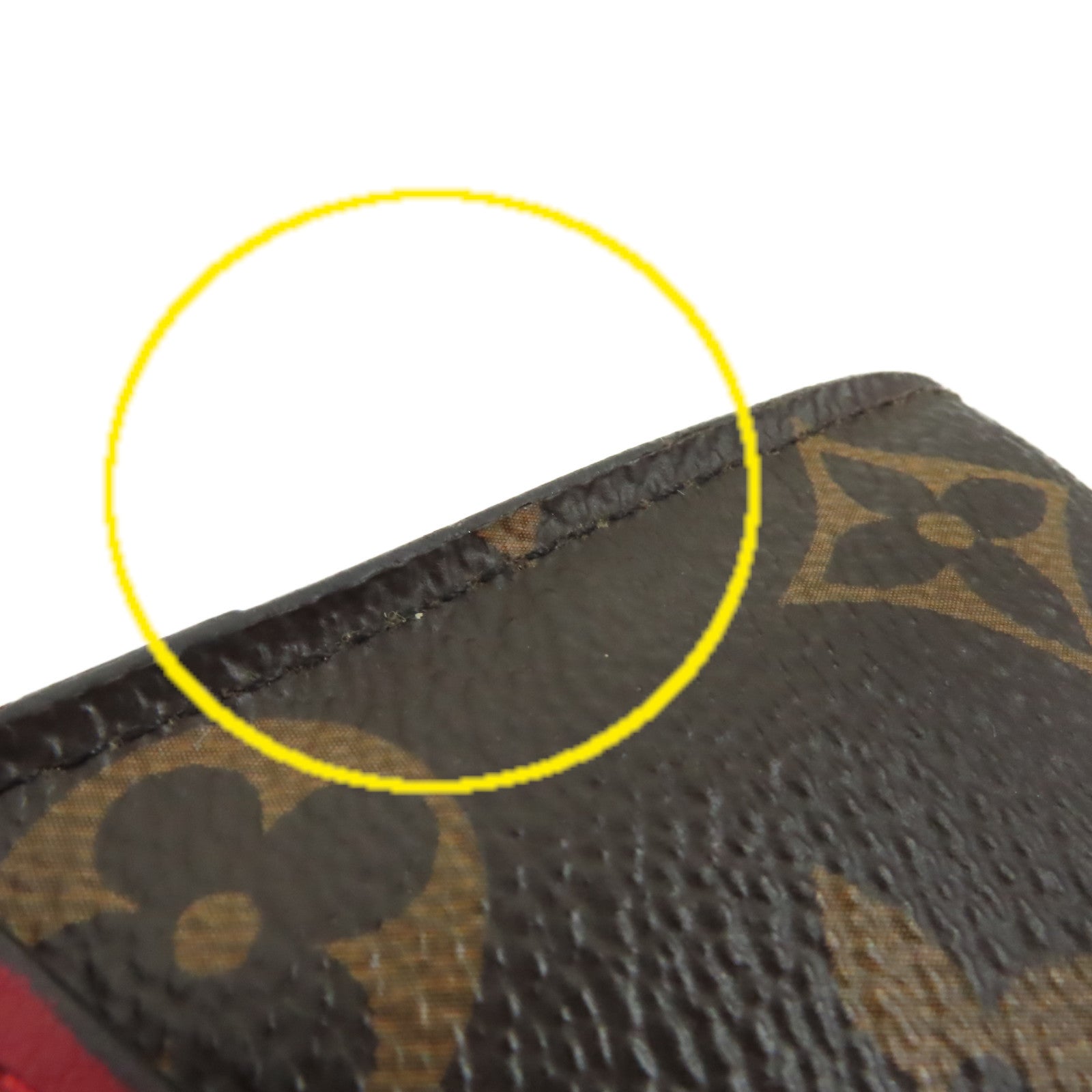 LOUIS VUITTON 【激減優惠】Monogram Pallas Long Wallet金扣長錢包啡色/紅色