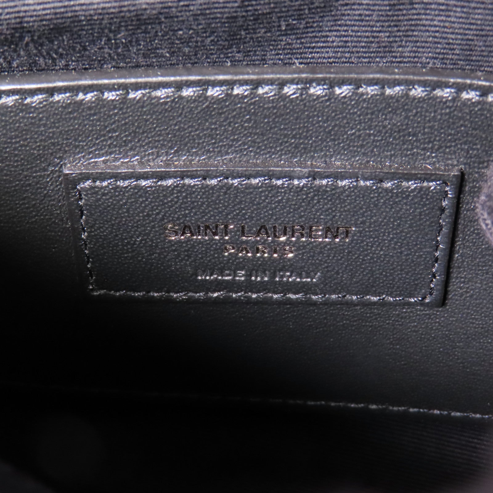 SAINT LAURENT 皮革College Medium鏈帶手挽肩背兩用袋