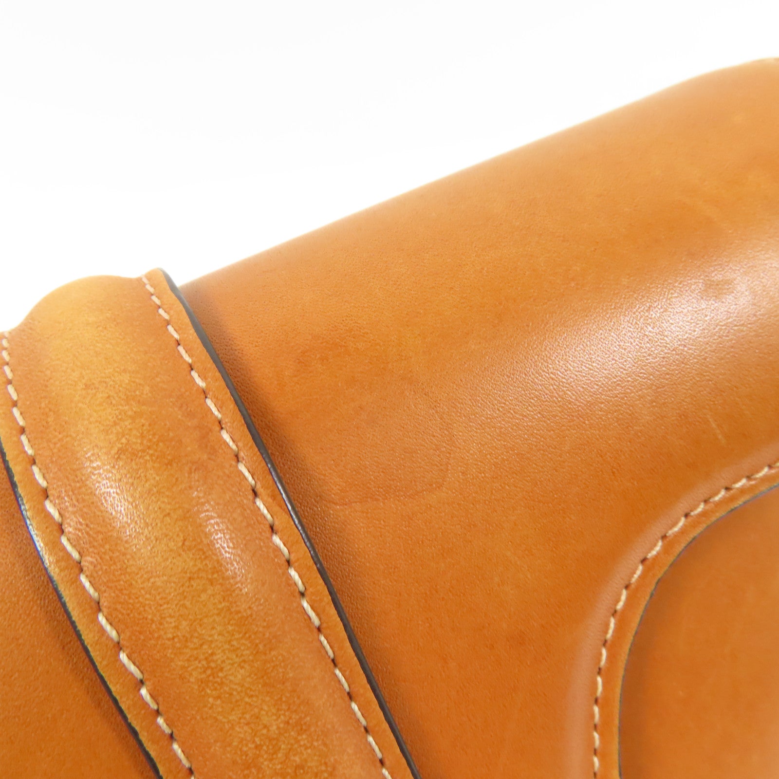 CELINE 牛皮皮革Besace 金扣肩背袋