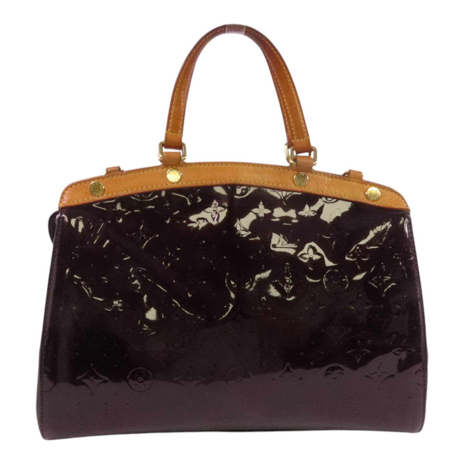 LOUIS VUITTON LV GHW Brea MM Handbag Shoulder Bag M91619 Mono-Vernis Wine-Red