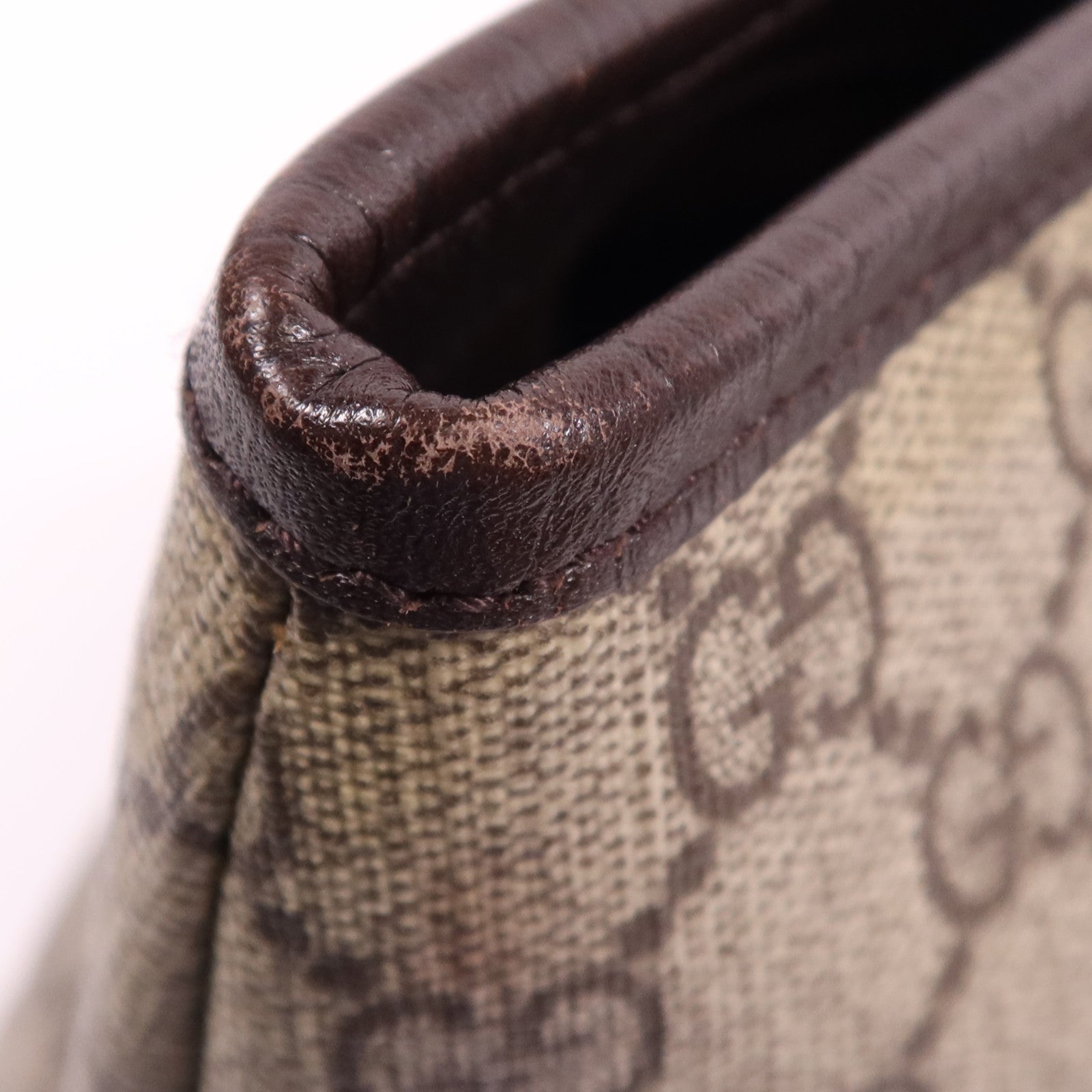 GUCCI 塗層帆布Tote銀扣肩背袋