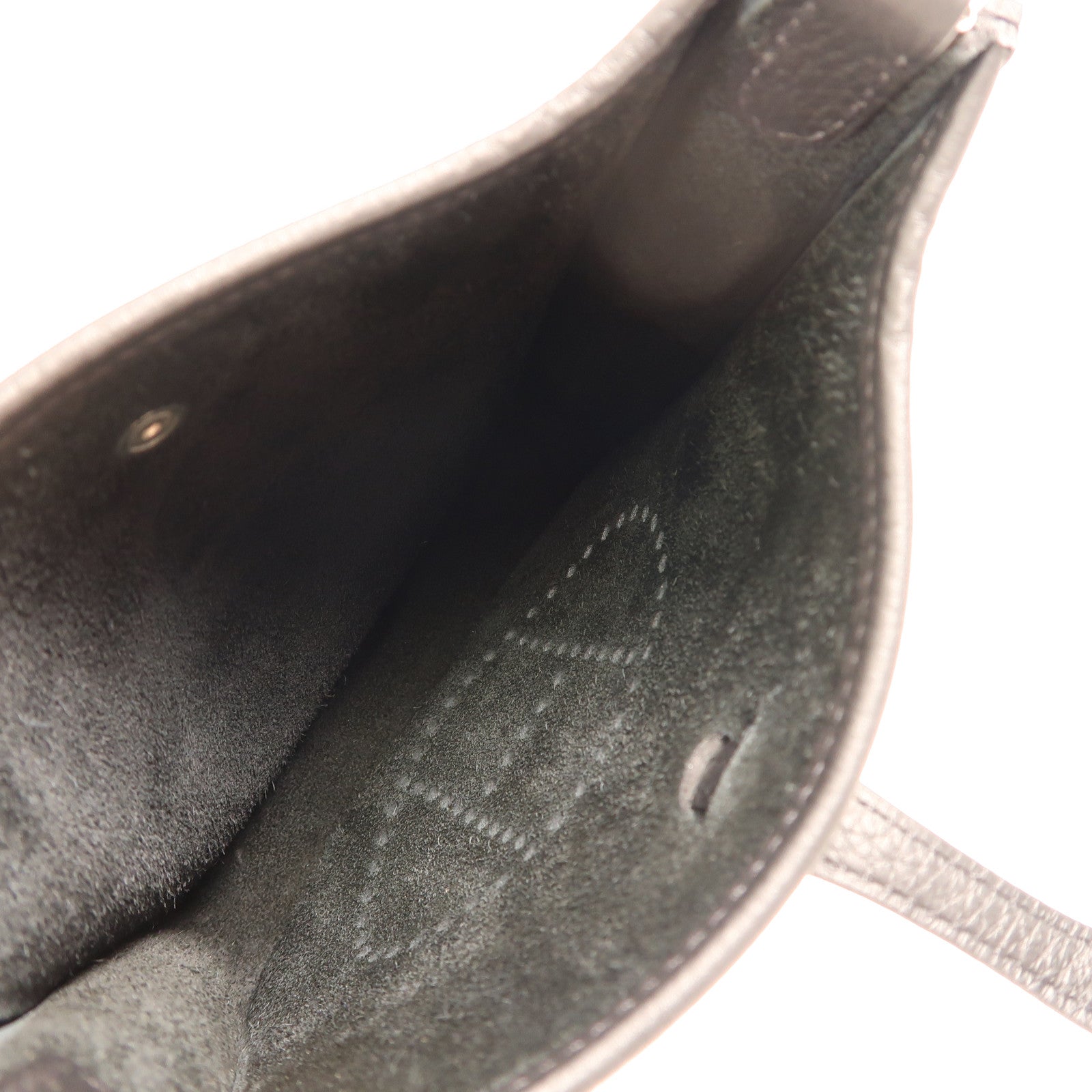 HERMES Clemence皮革Evelyne TPM銀扣肩背袋