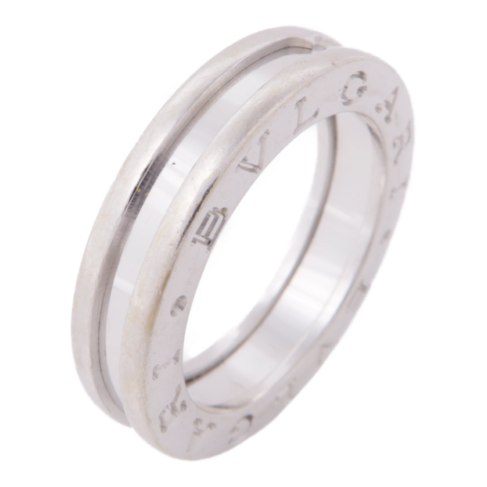 BVLGARI 18K白金B-zero1 Ring戒指BLV#50/US#5.25