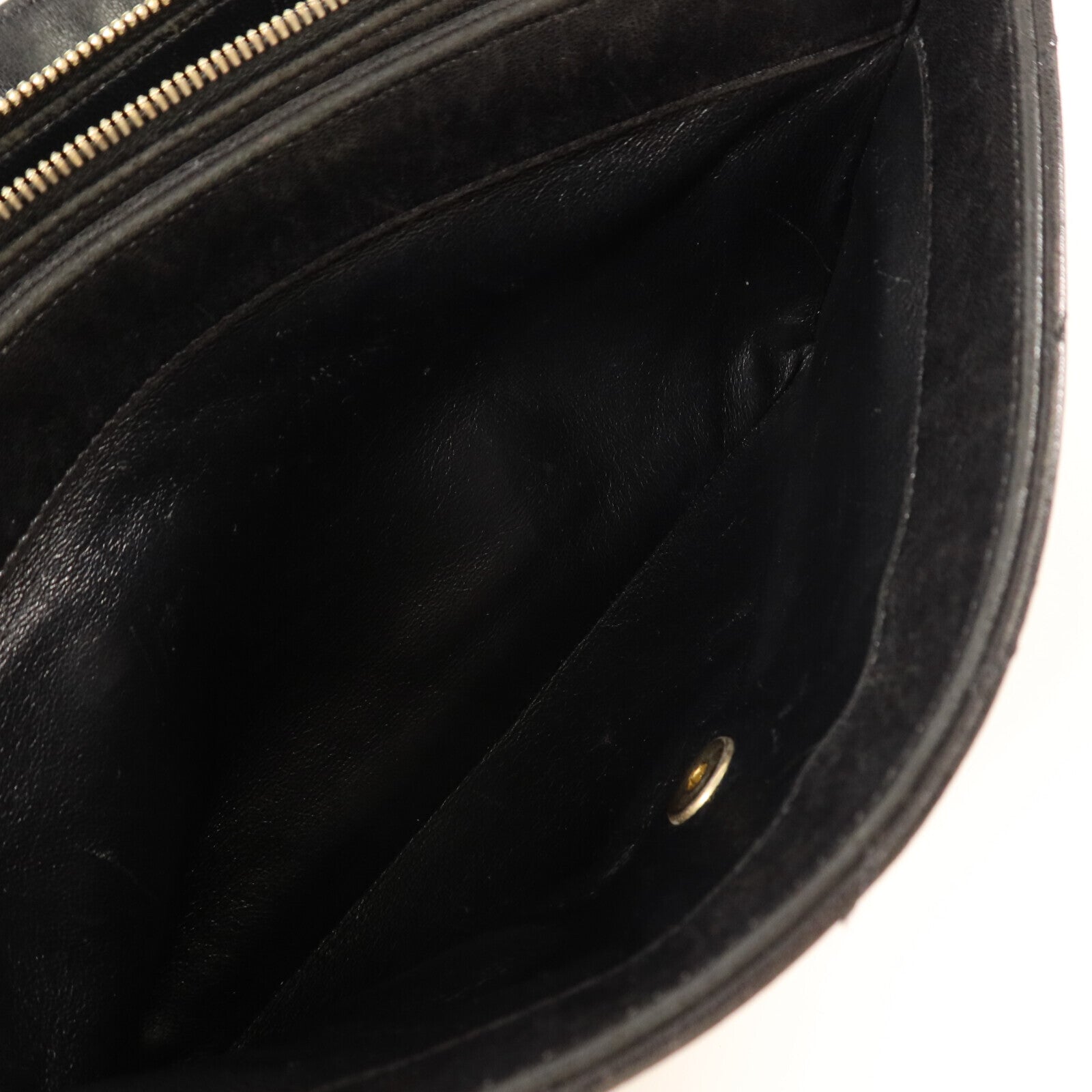 CHANEL 牛皮皮革Chain Shoulder金扣鏈帶肩背袋