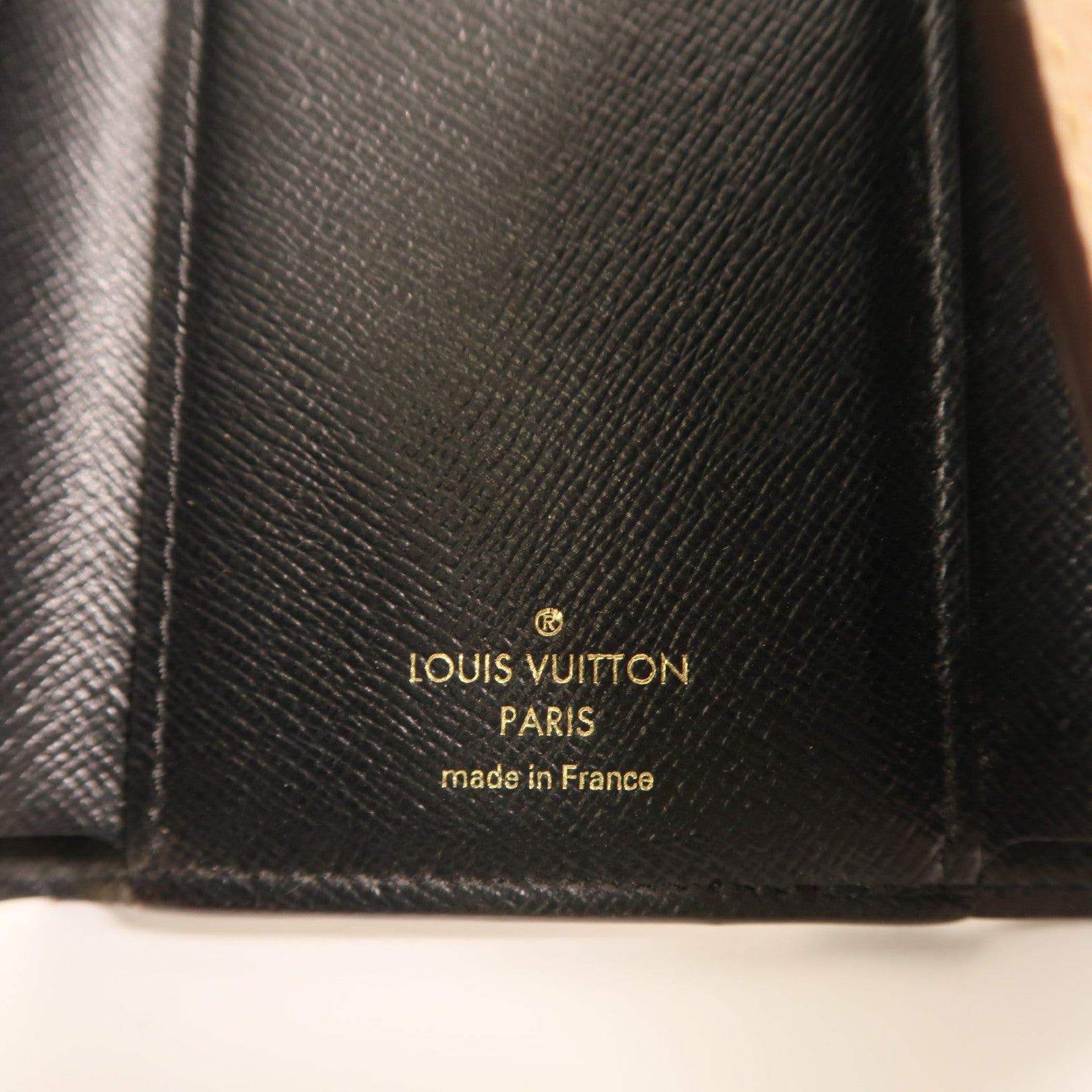 LOUIS VUITTON Monogram/Monogram Reverse Victorine Wallet金扣錢包棕色