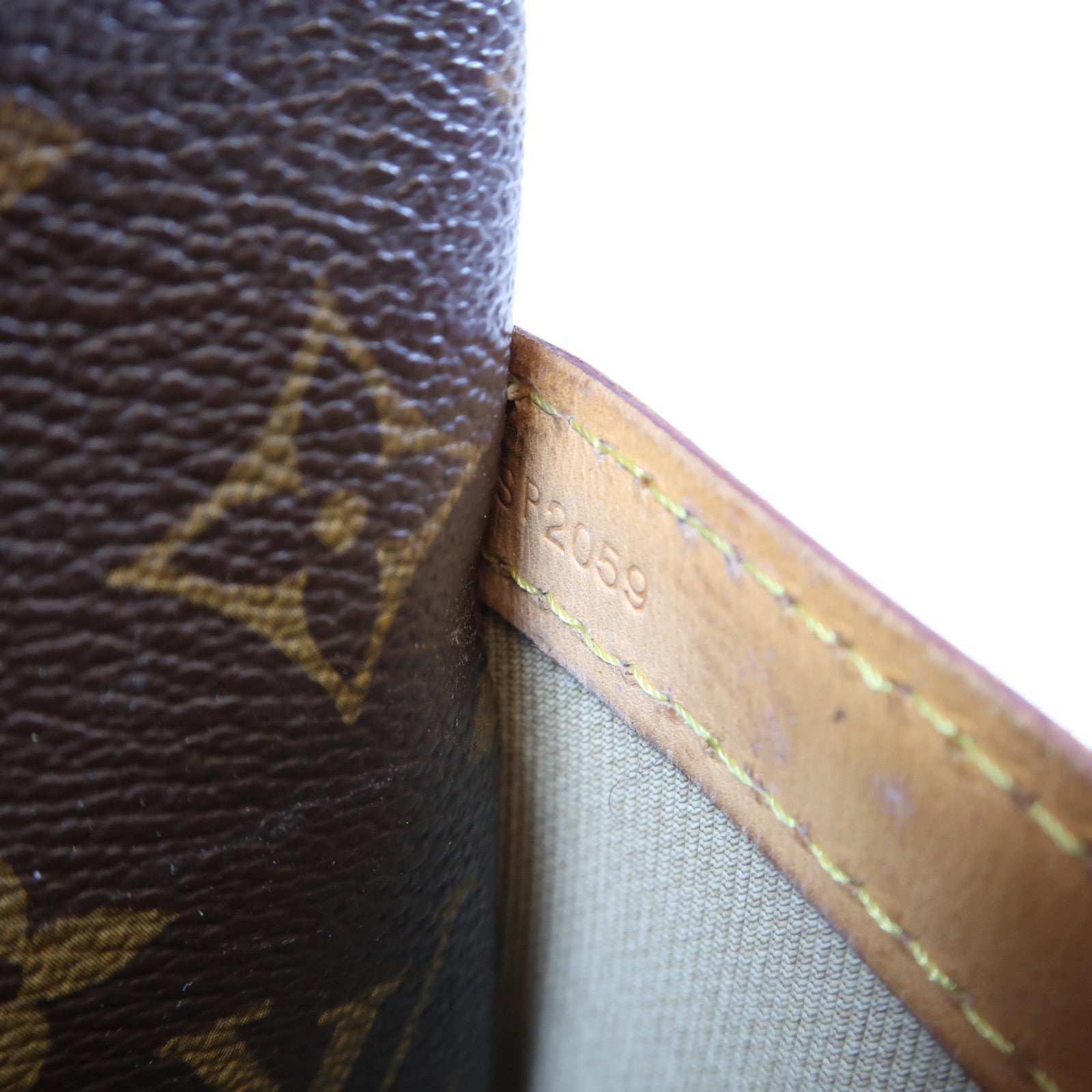 LOUIS VUITTON Monogram Reporter PM金扣肩背袋啡色