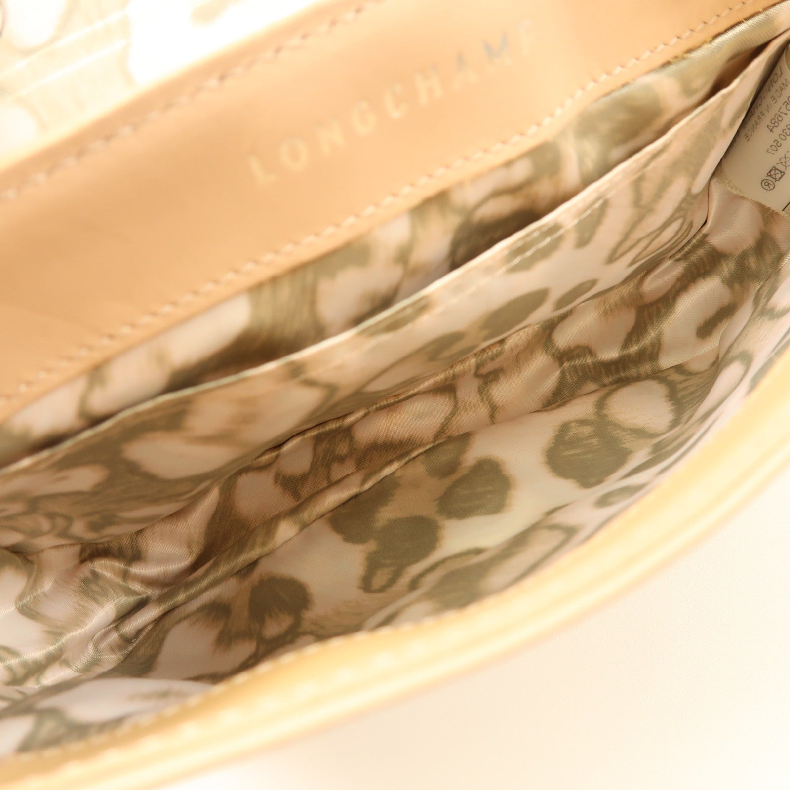 Longchamp 牛皮皮革Chain Shoulder銀扣鏈帶肩背袋
