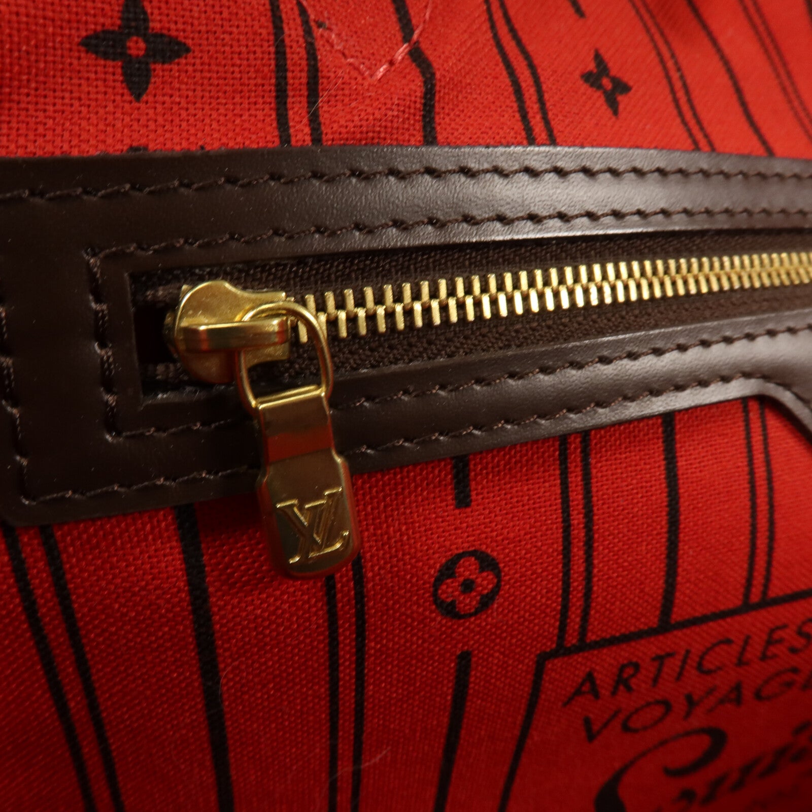 LOUIS VUITTON Damier Neverfull GM肩背袋