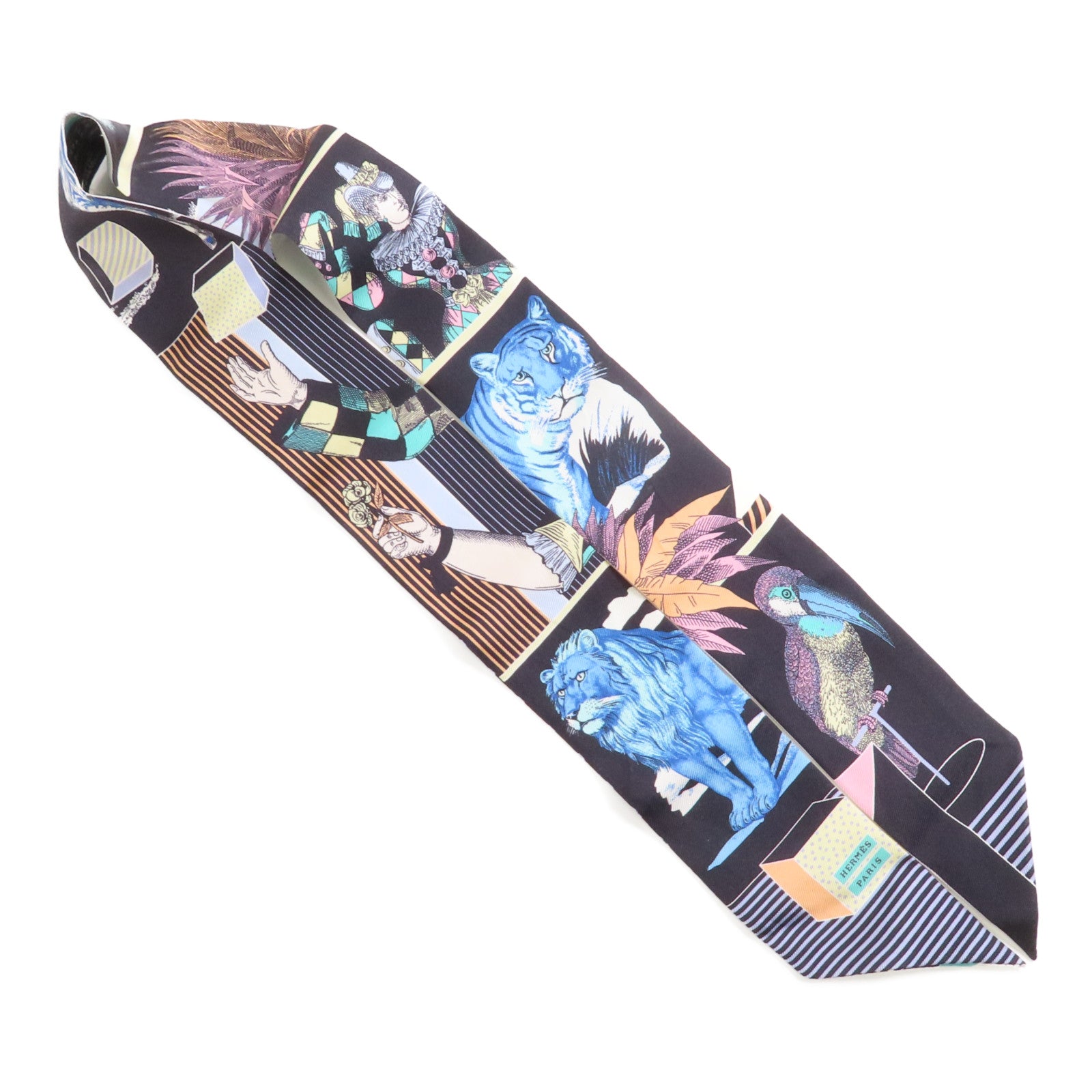 HERMES 絲質Twilly絲巾