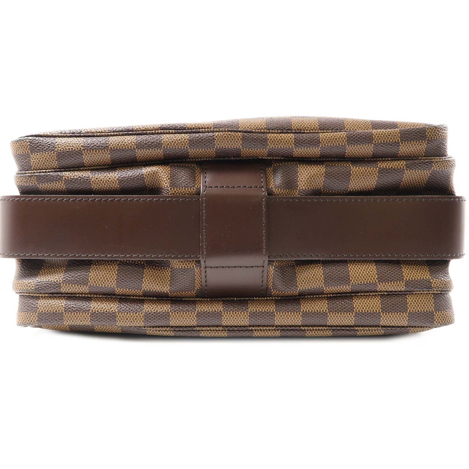 LOUIS VUITTON Damier Naviglio金扣肩背袋啡色
