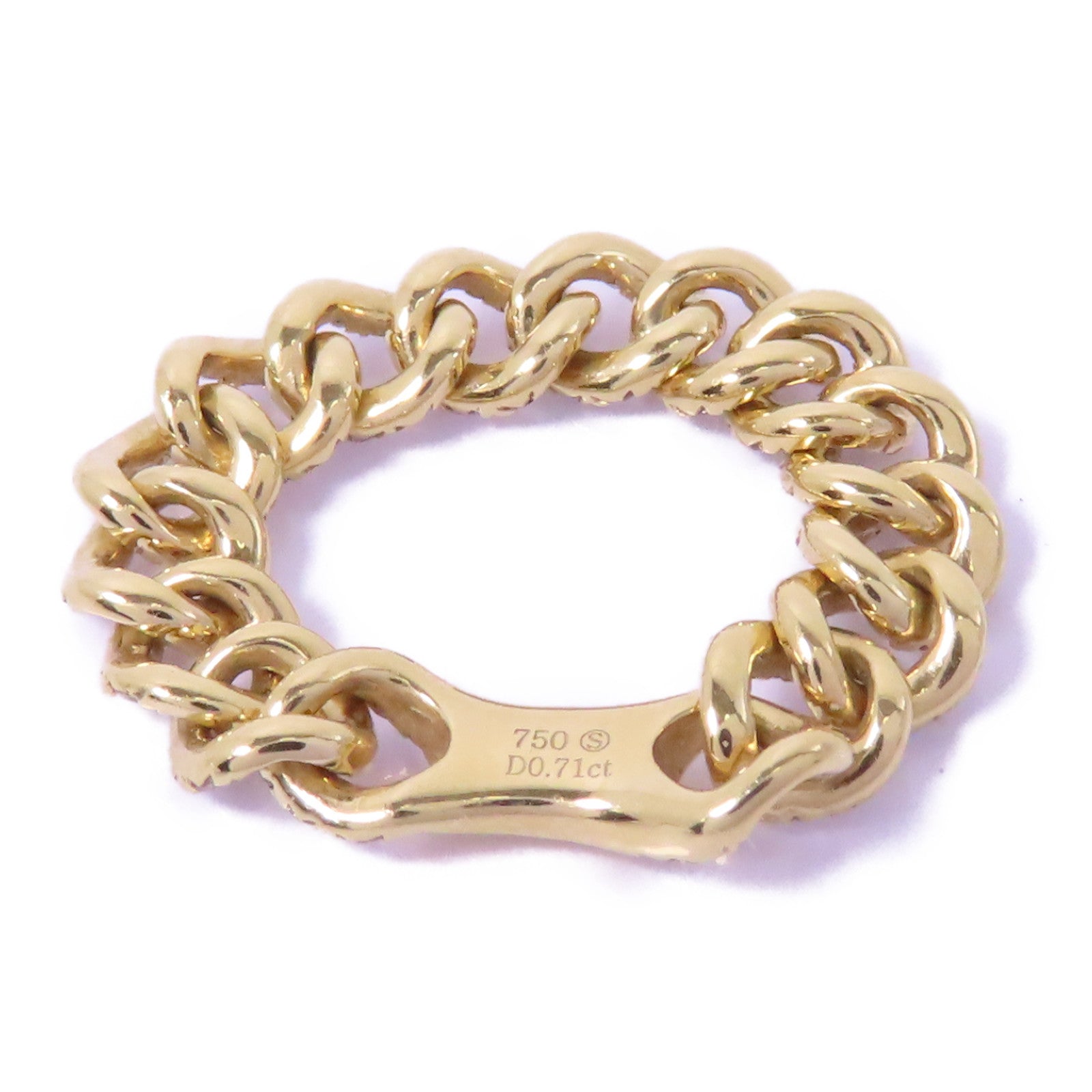 JEWELRY 18K黄金Diamond Ring 0.71ct鑽石戒指US#6.25