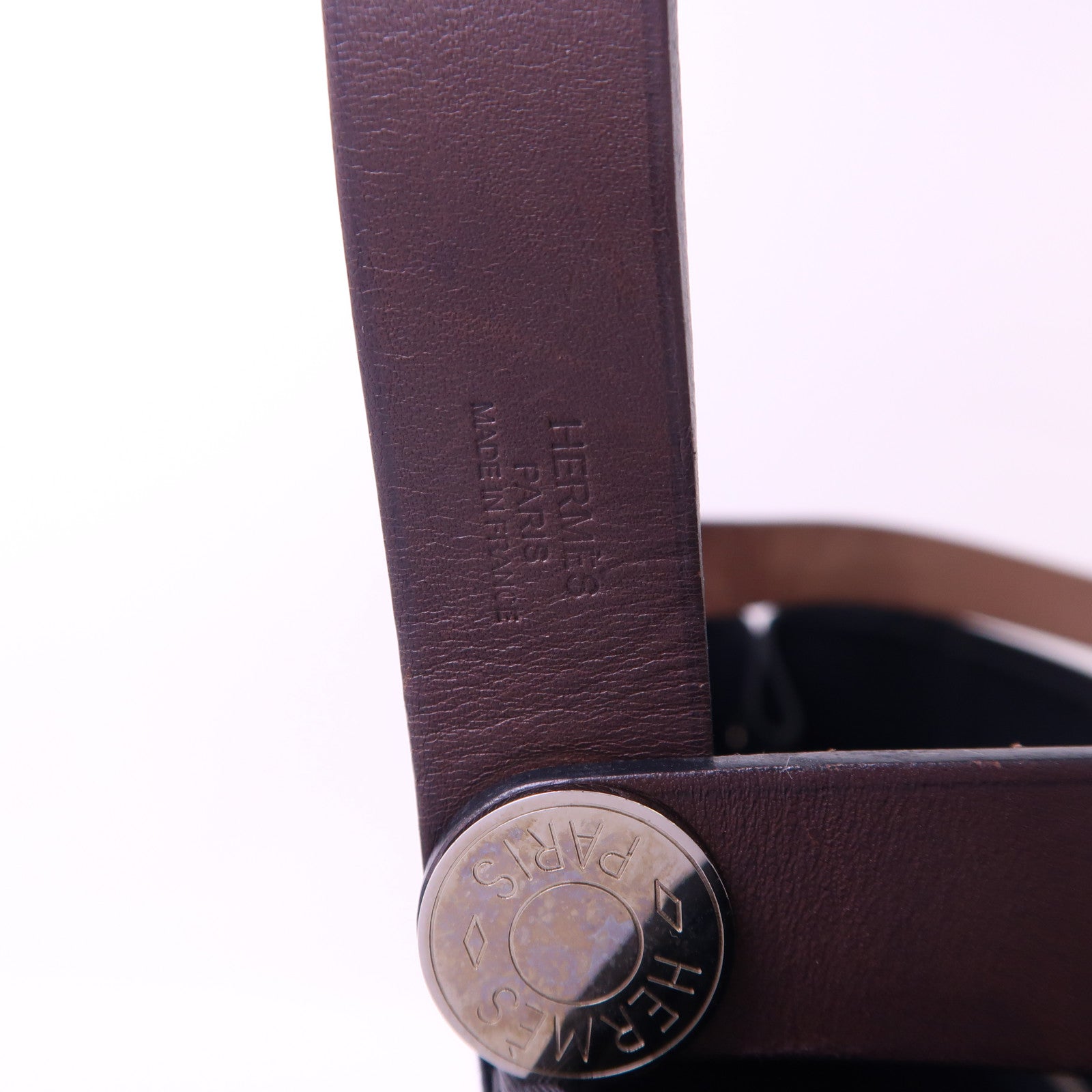 HERMES 帆布Cabag銀扣手挽肩背兩用袋