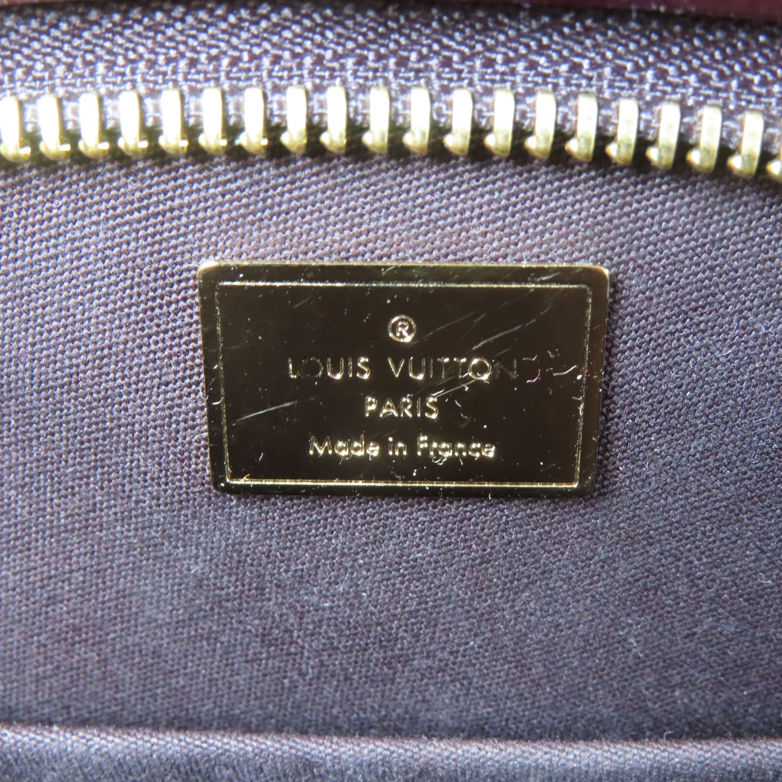 LOUIS VUITTON 【激減優惠】Vernis Brera PM金扣手挽肩背兩用袋啡色